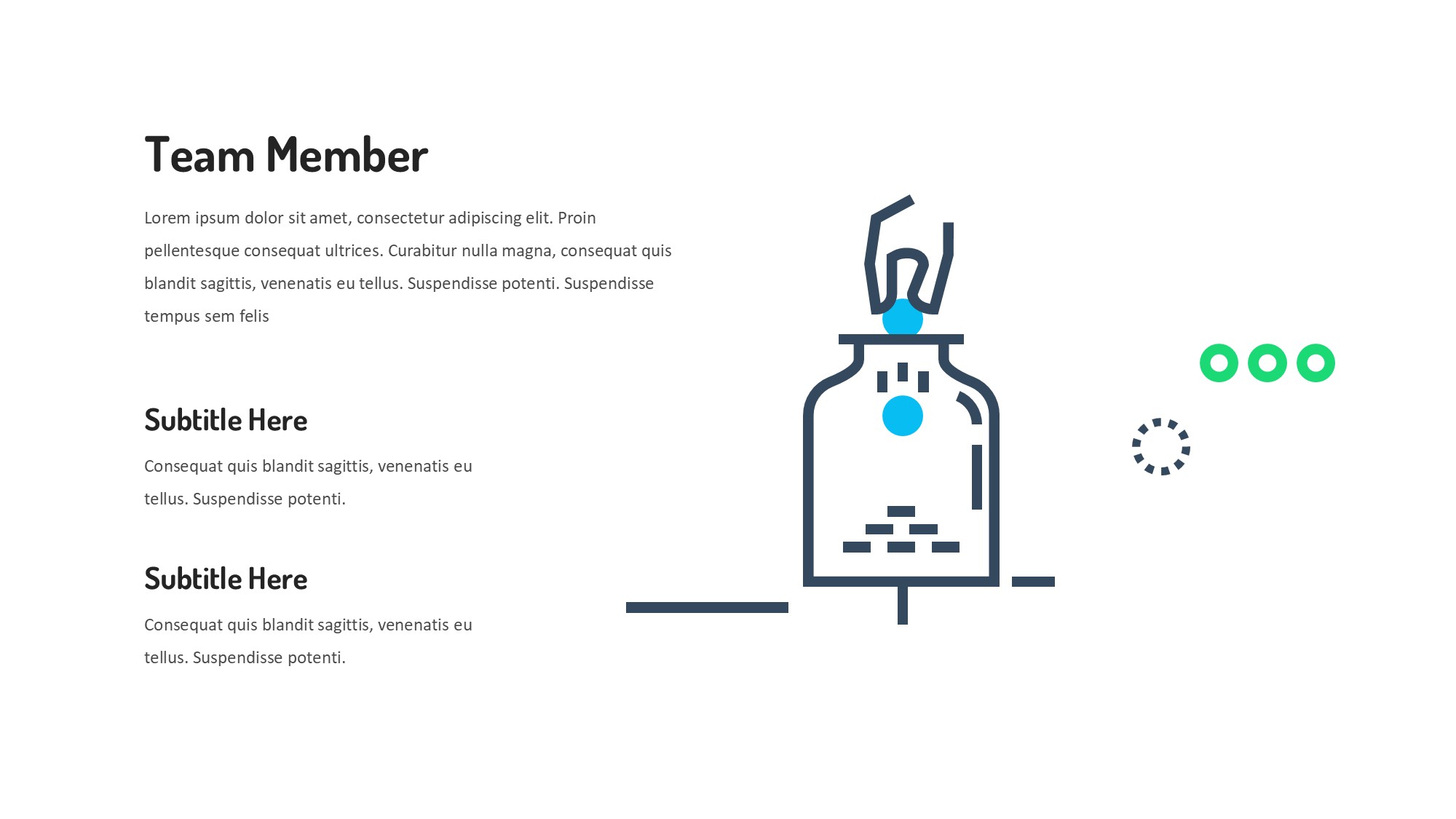 线条图形信息图示PPT模板