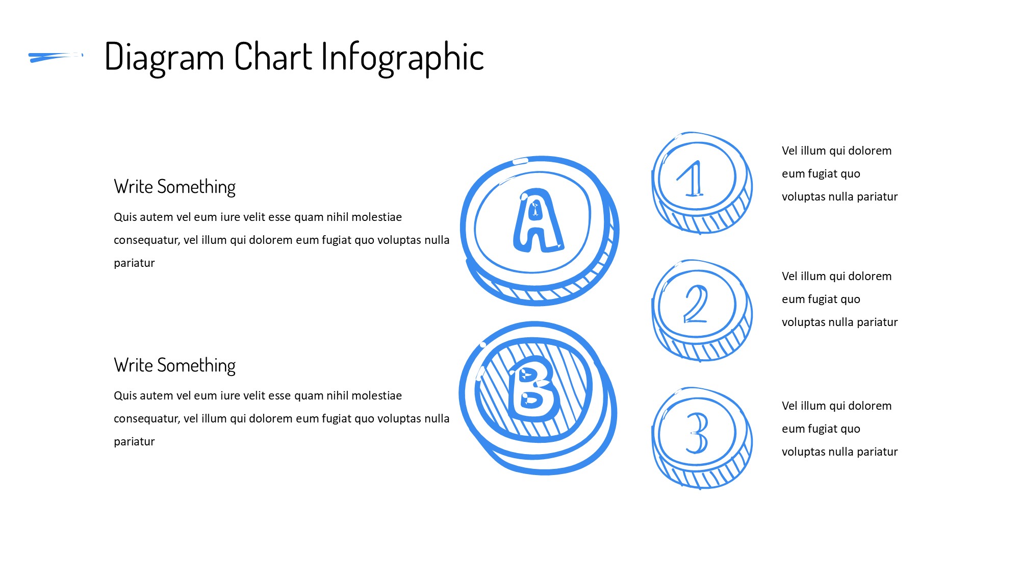 线条图形信息图示PPT模板