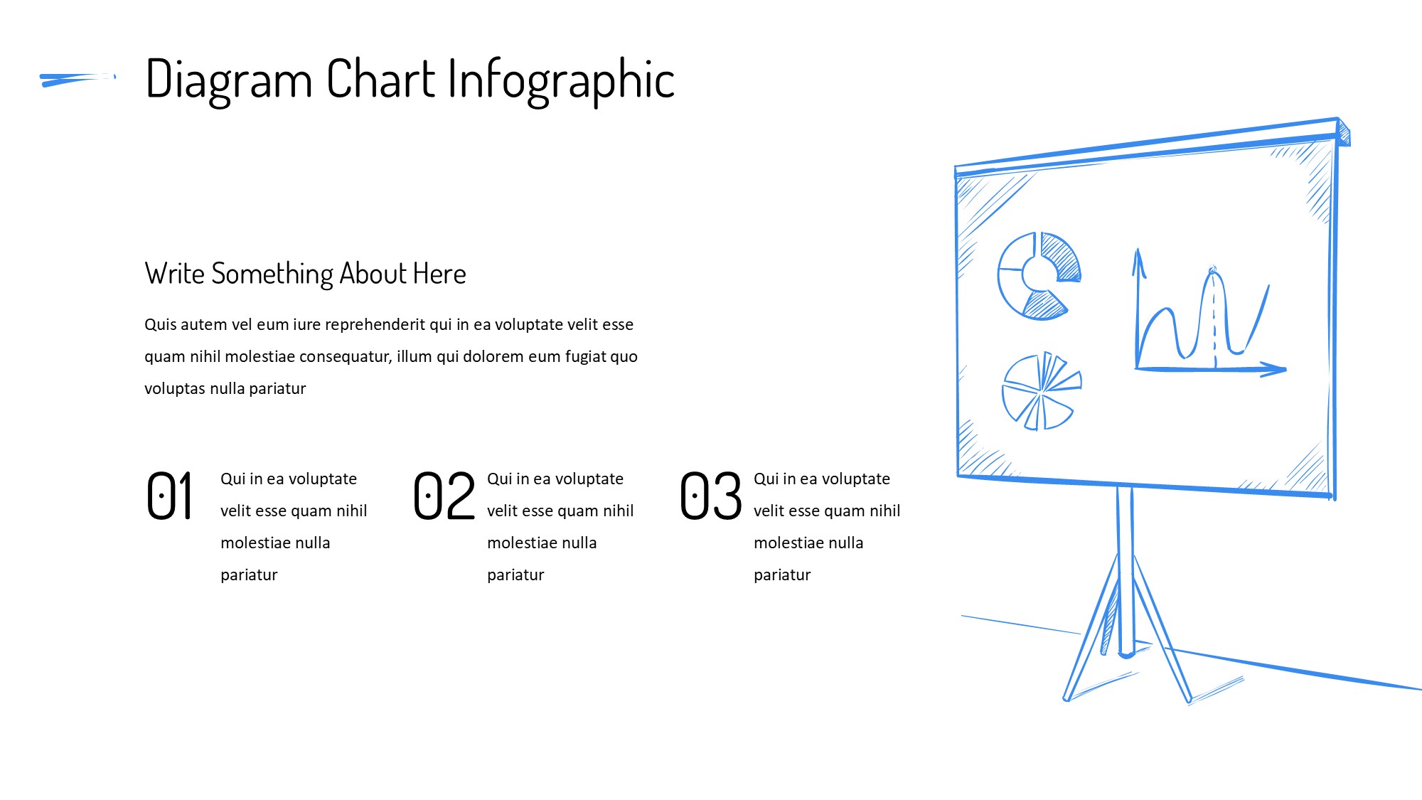 线条图形信息图示PPT模板