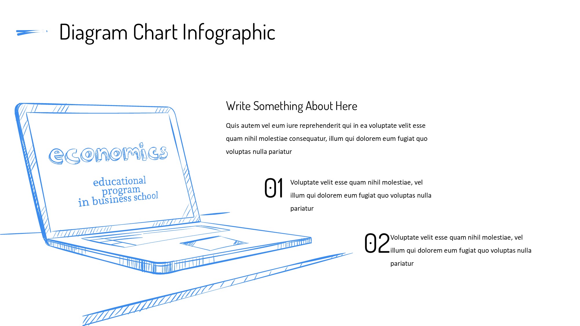 线条图形信息图示PPT模板