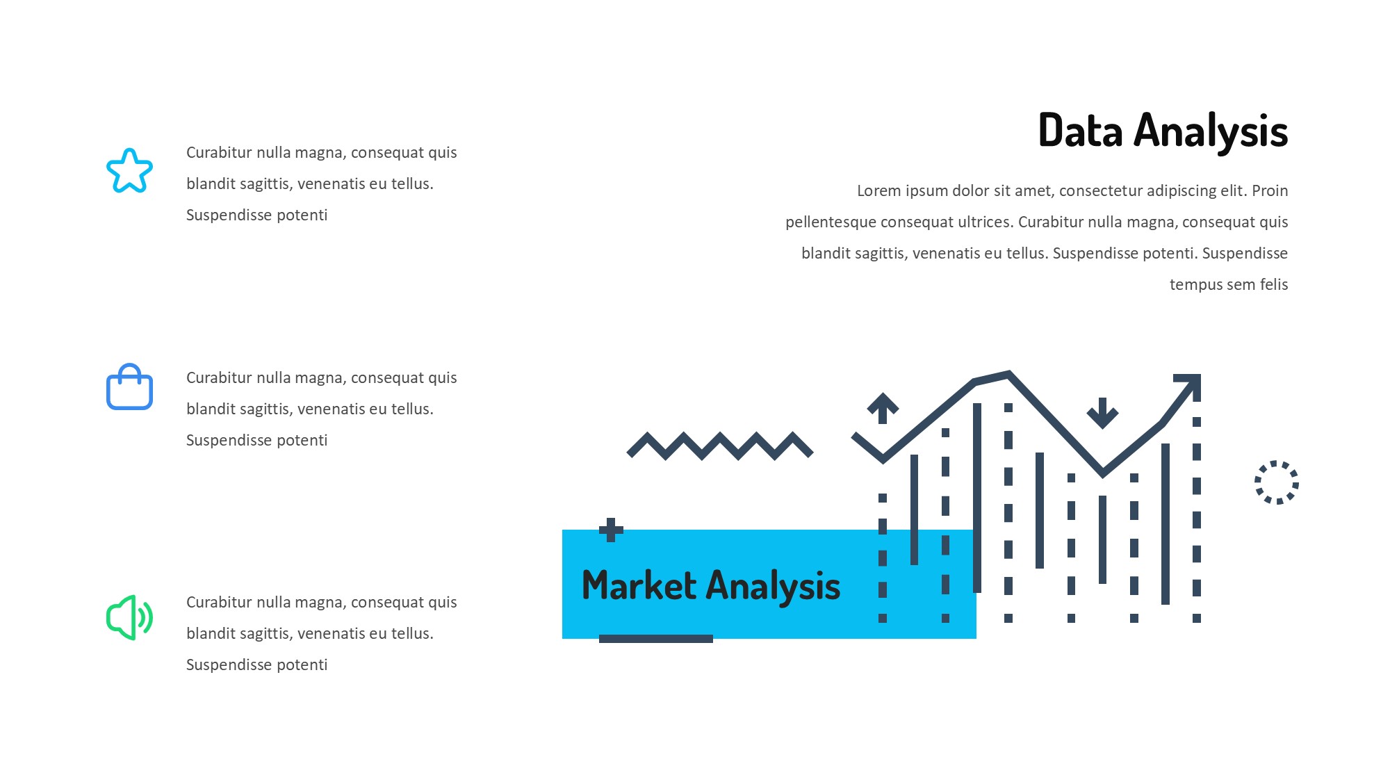 线条图形信息图示PPT模板
