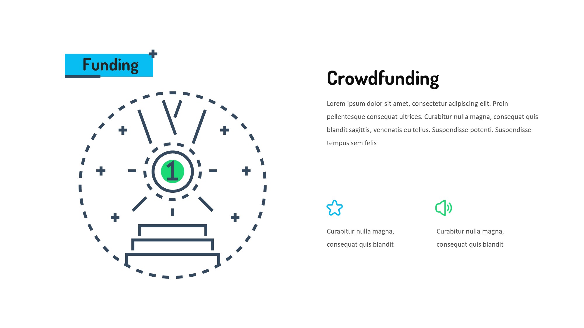 线条图形信息图示PPT模板