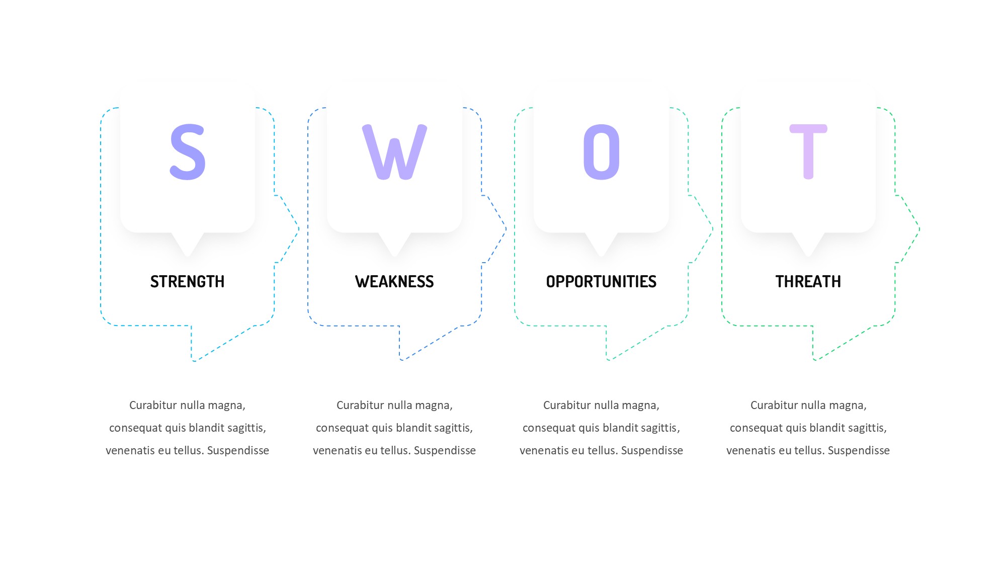 线条图形信息图示PPT模板