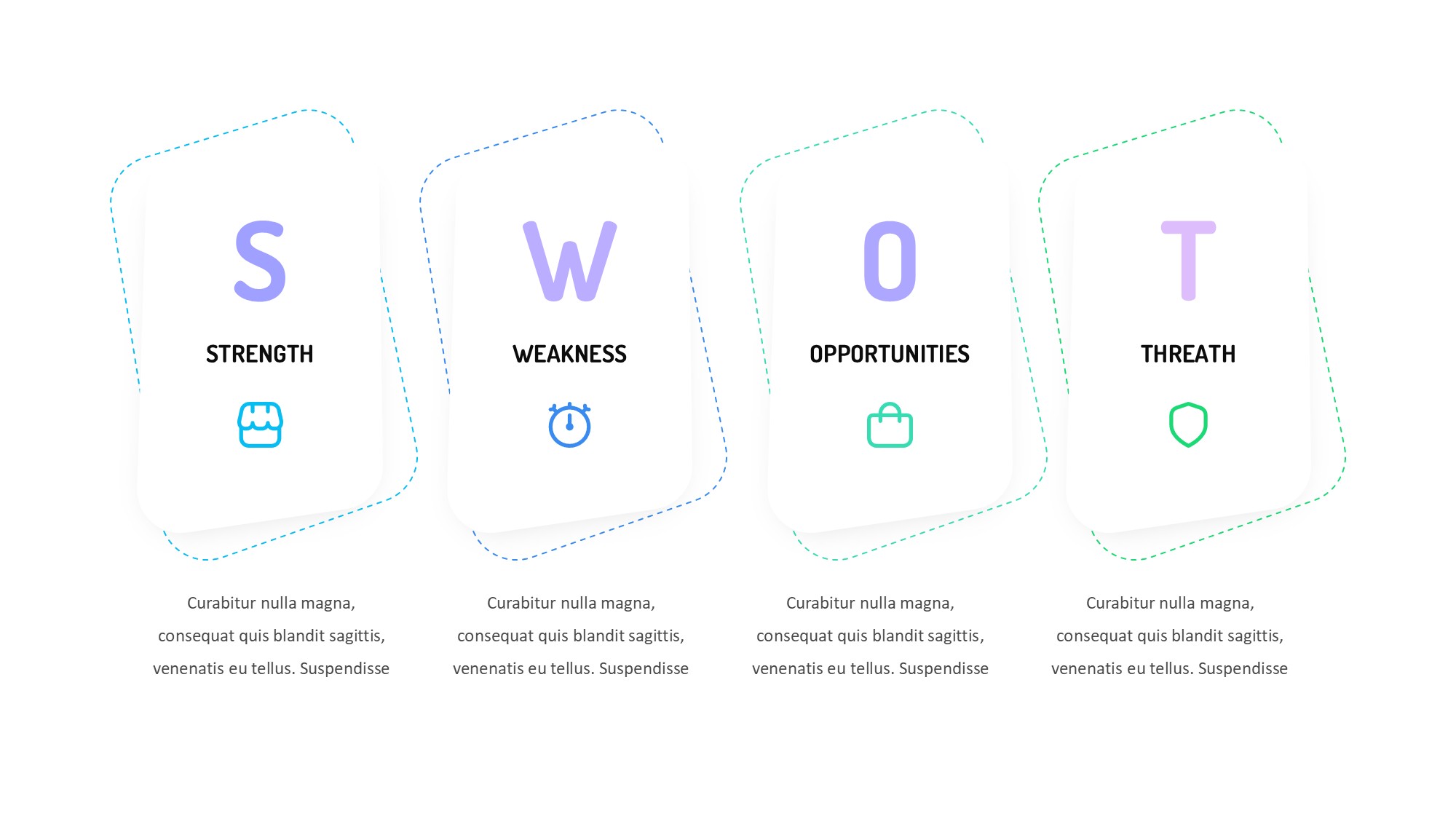 线条图形信息图示PPT模板
