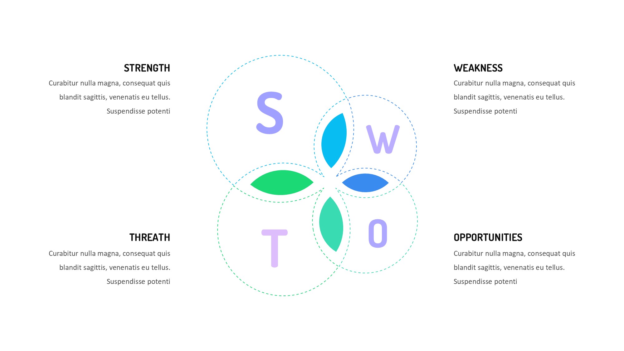 线条图形信息图示PPT模板