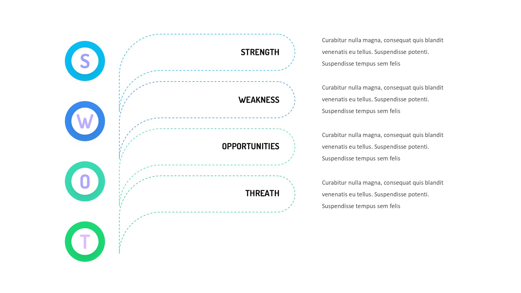线条图形信息图示PPT模板