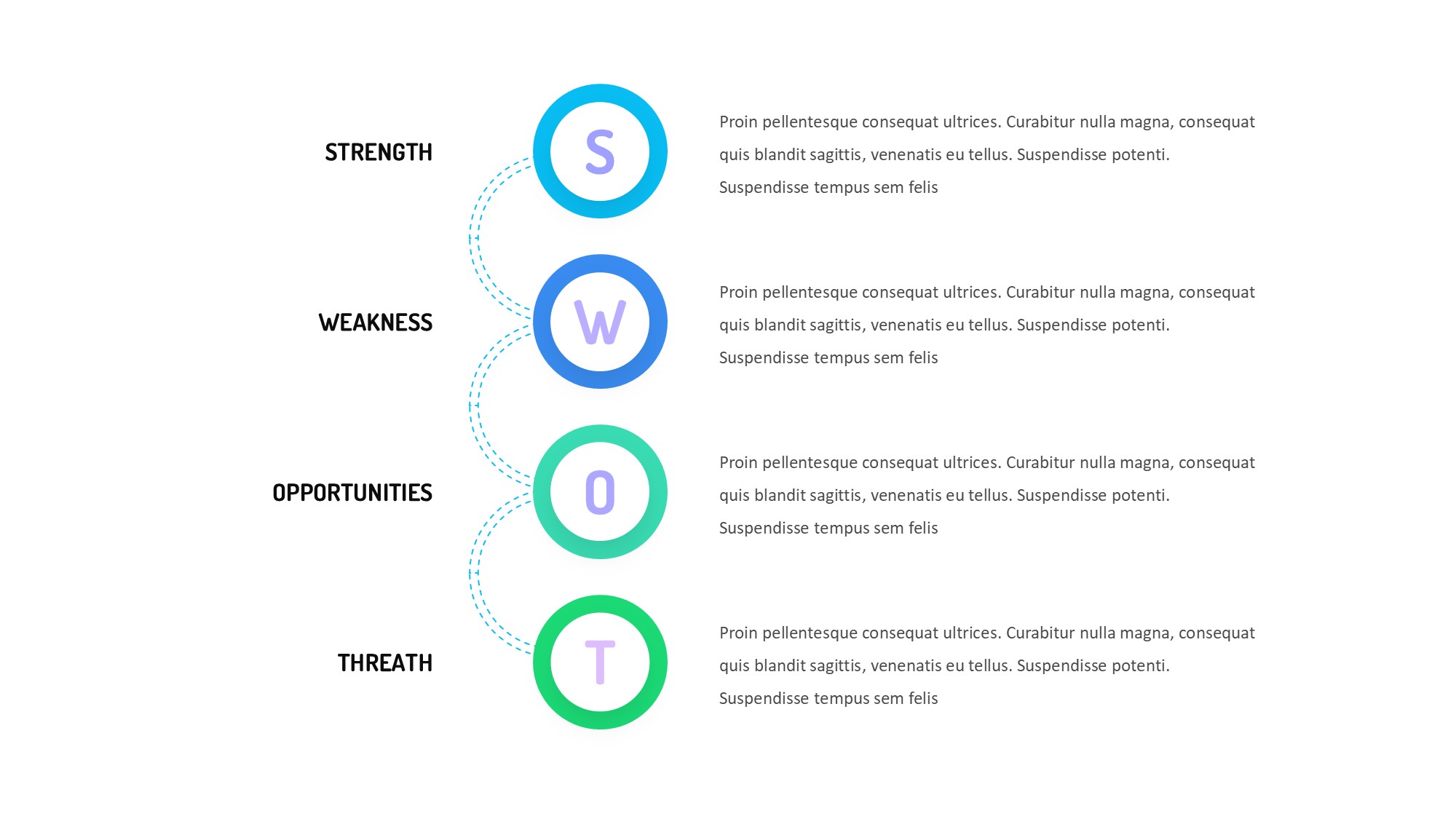 线条图形信息图示PPT模板