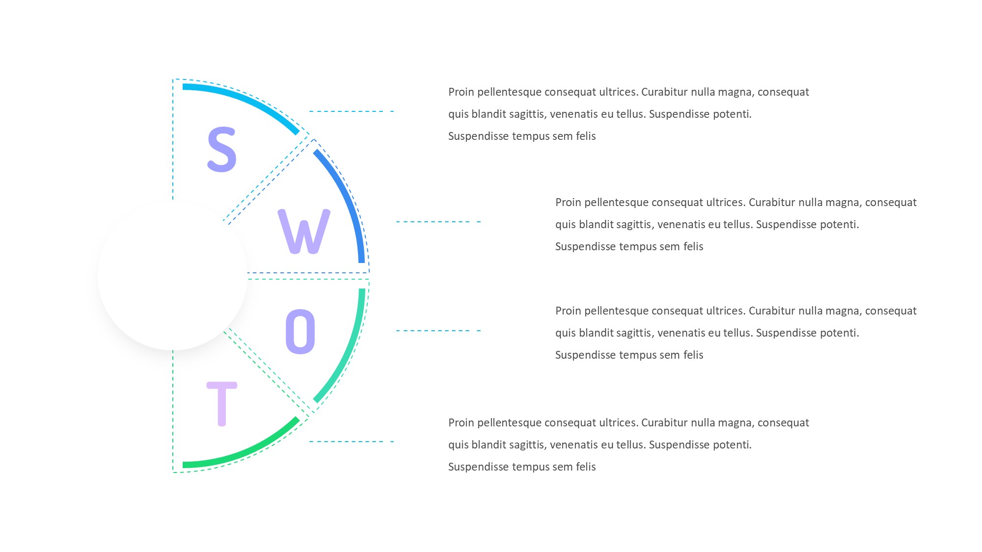 线条图形信息图示PPT模板