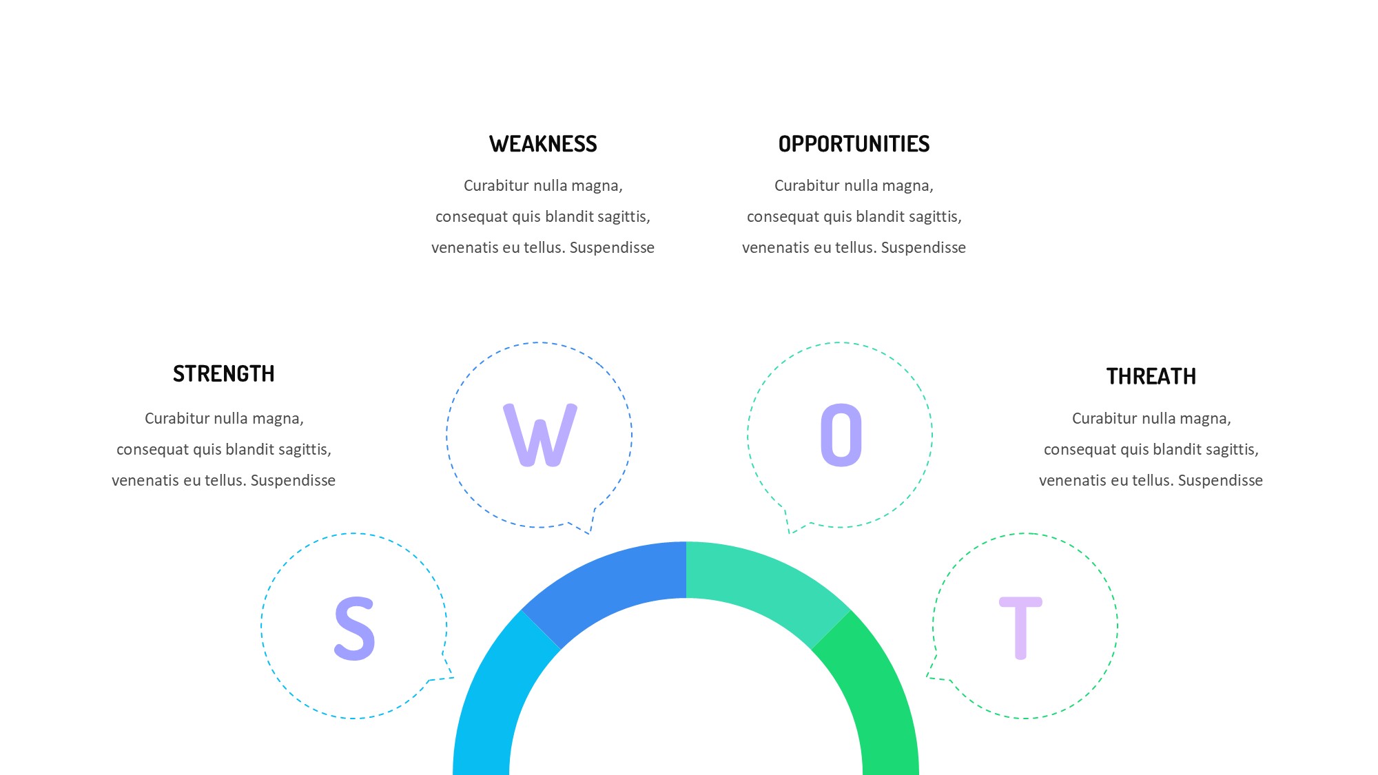 线条图形信息图示PPT模板