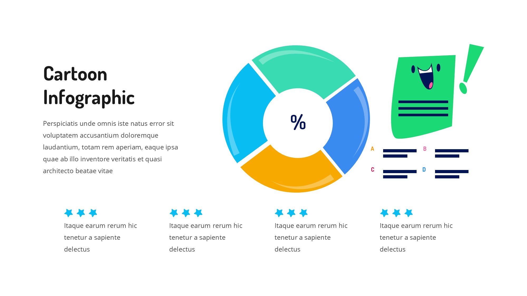线条图形信息图示PPT模板