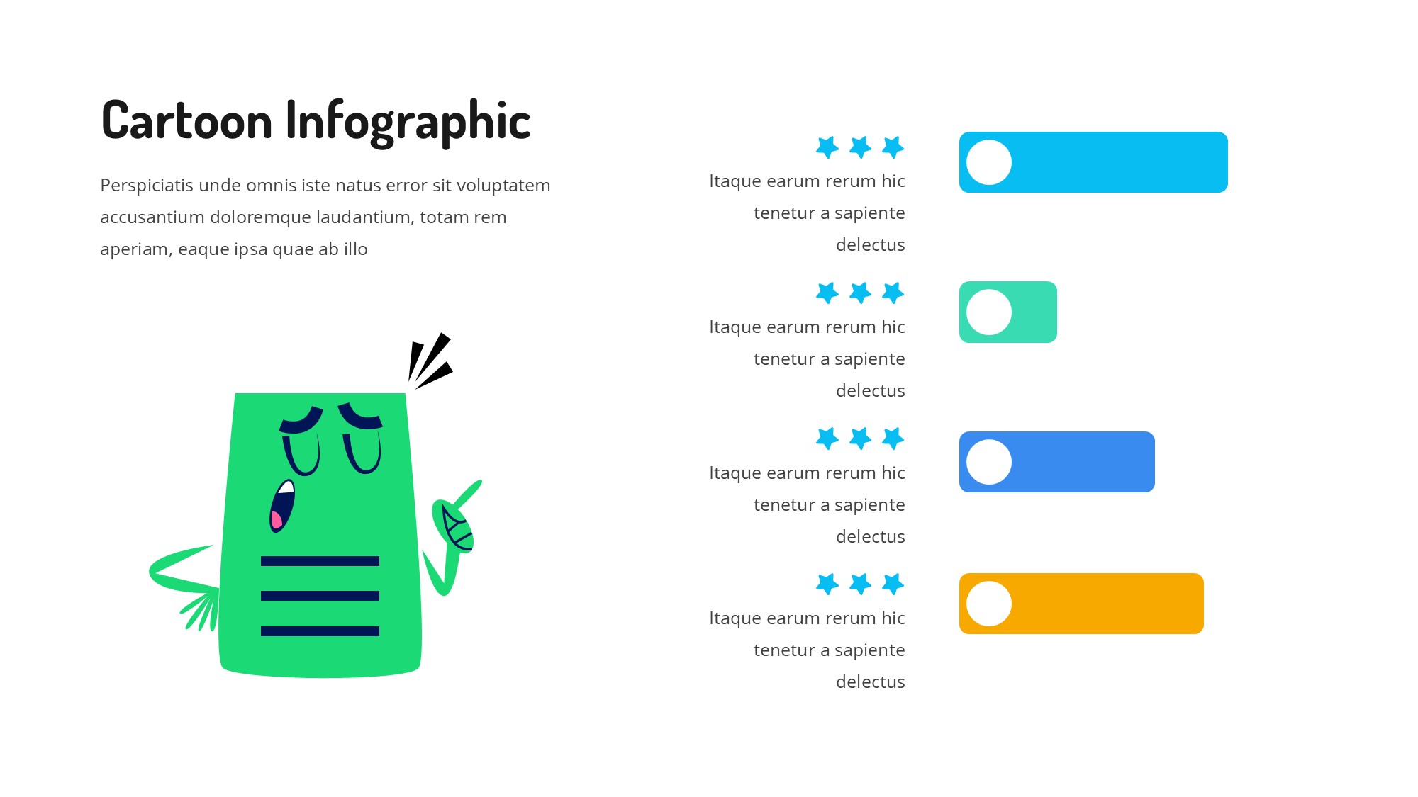线条图形信息图示PPT模板