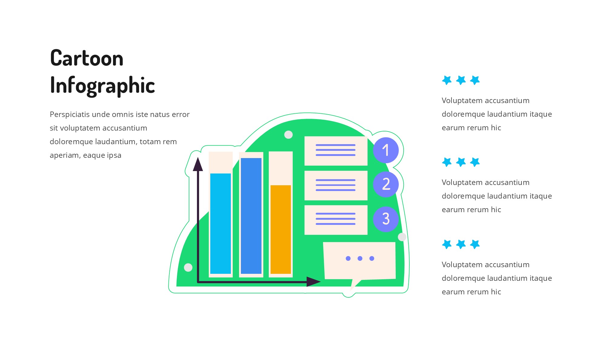 线条图形信息图示PPT模板