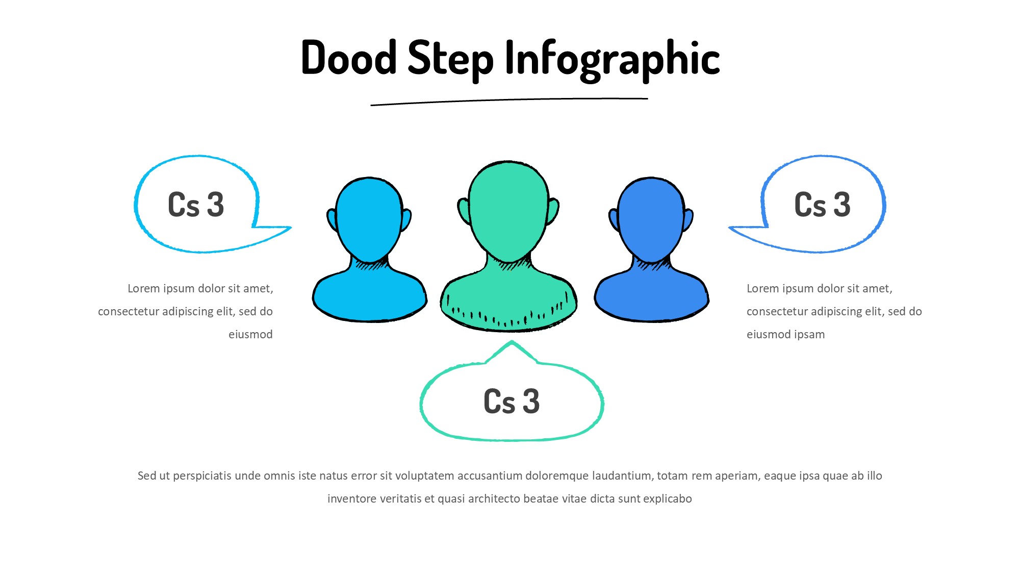 线条图形信息图示PPT模板