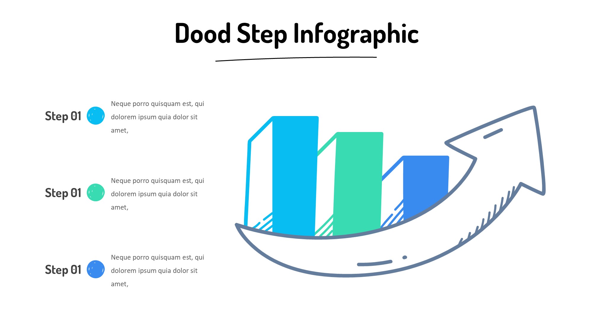 线条图形信息图示PPT模板