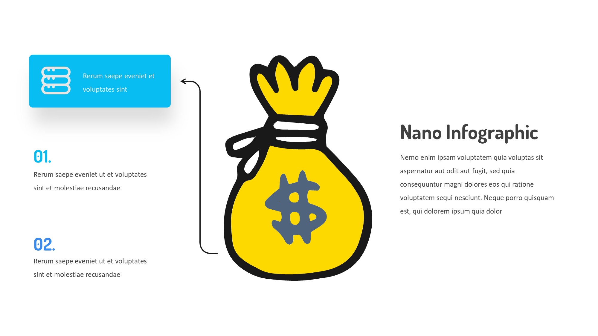 线条图形信息图示PPT模板