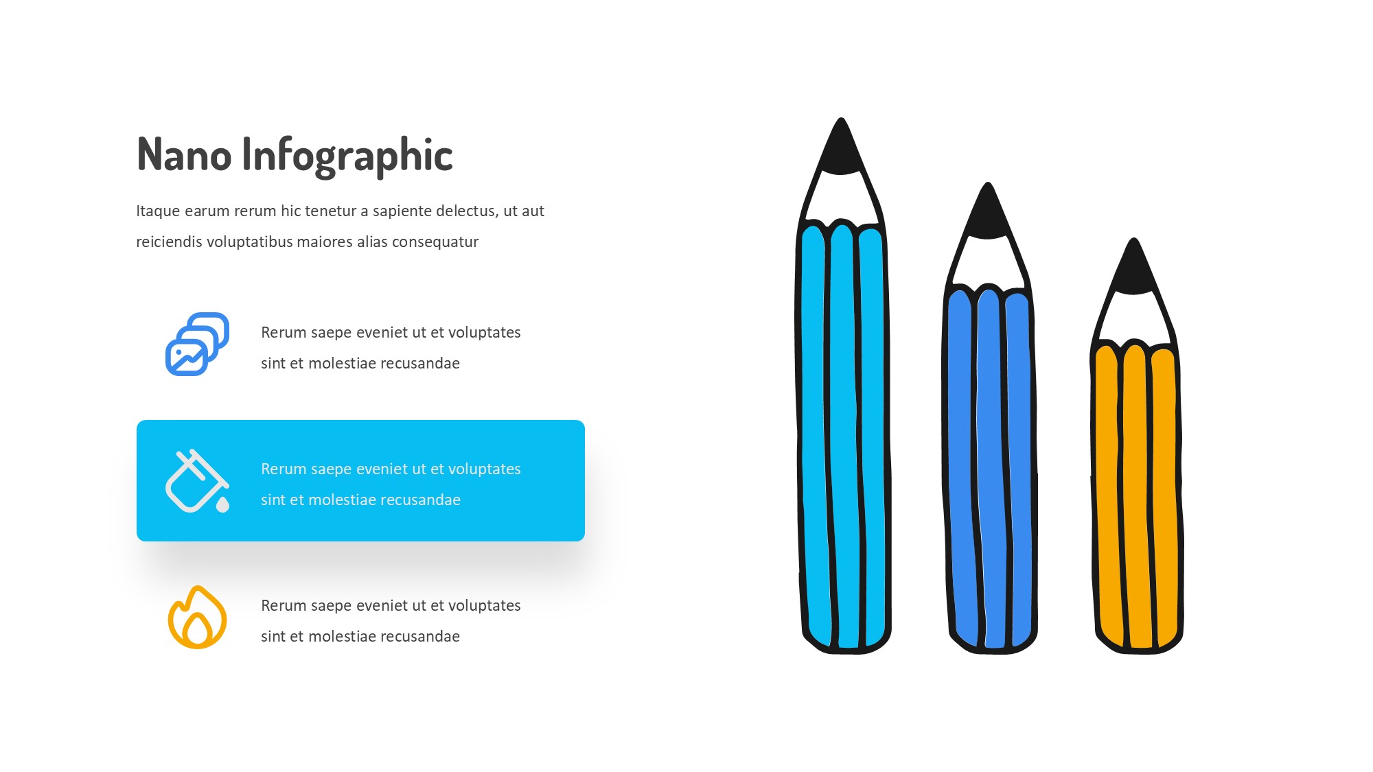 线条图形信息图示PPT模板