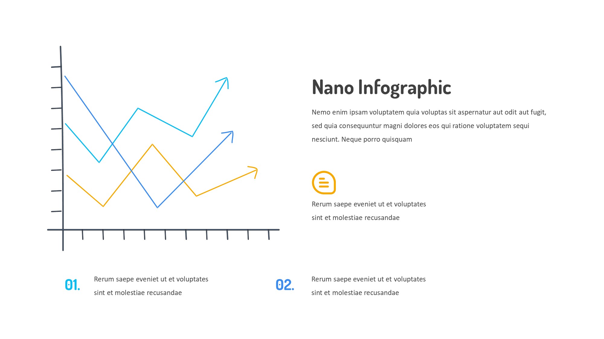 线条图形信息图示PPT模板