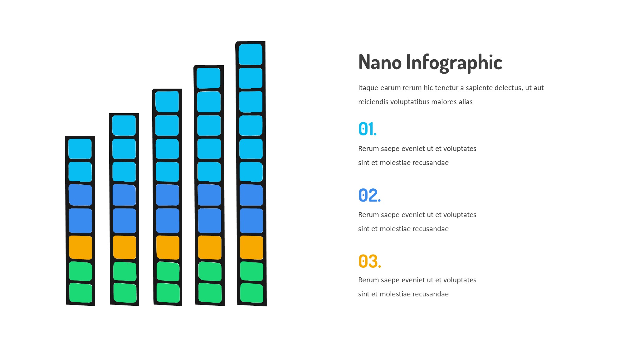 线条图形信息图示PPT模板