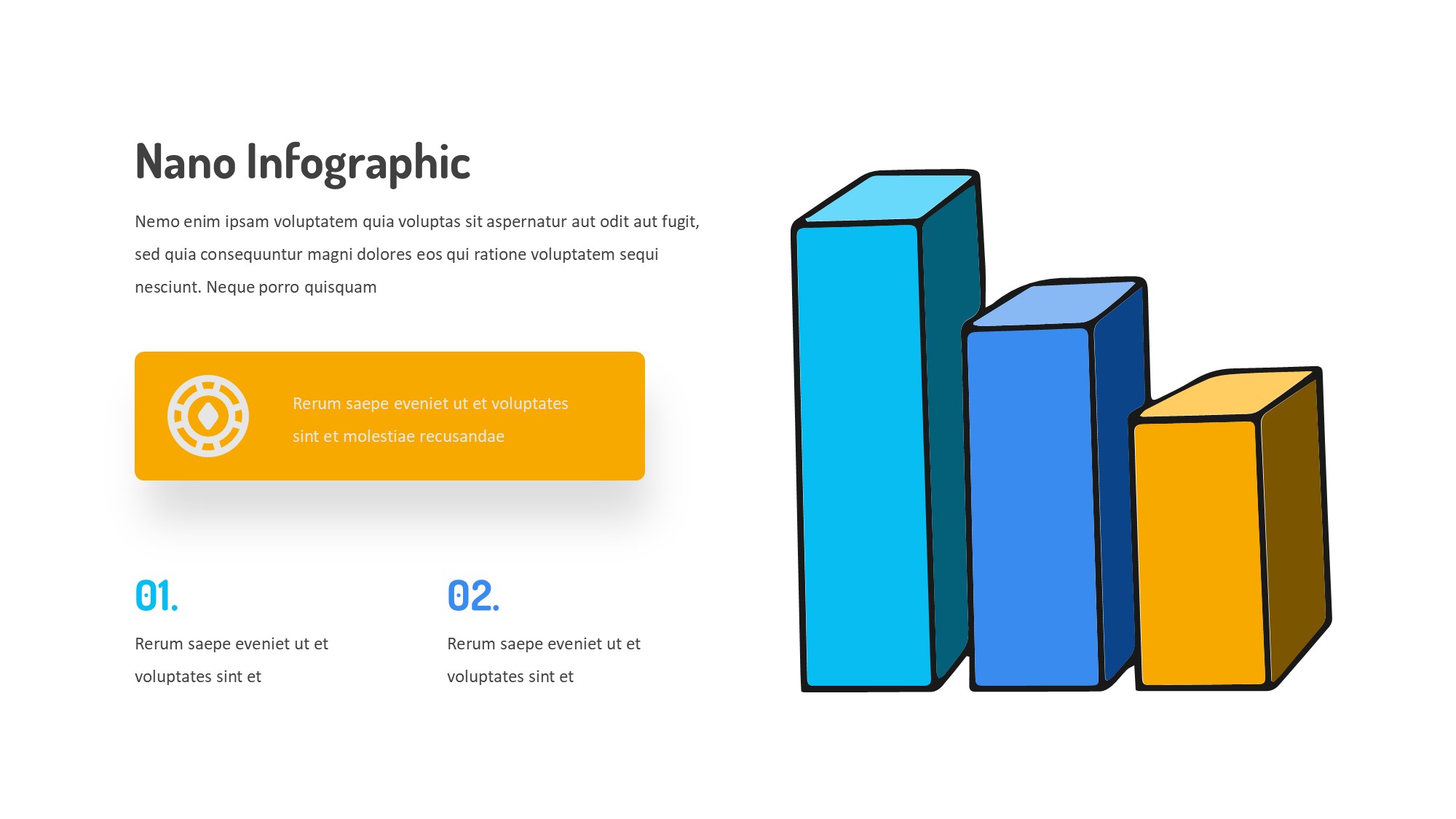 线条图形信息图示PPT模板