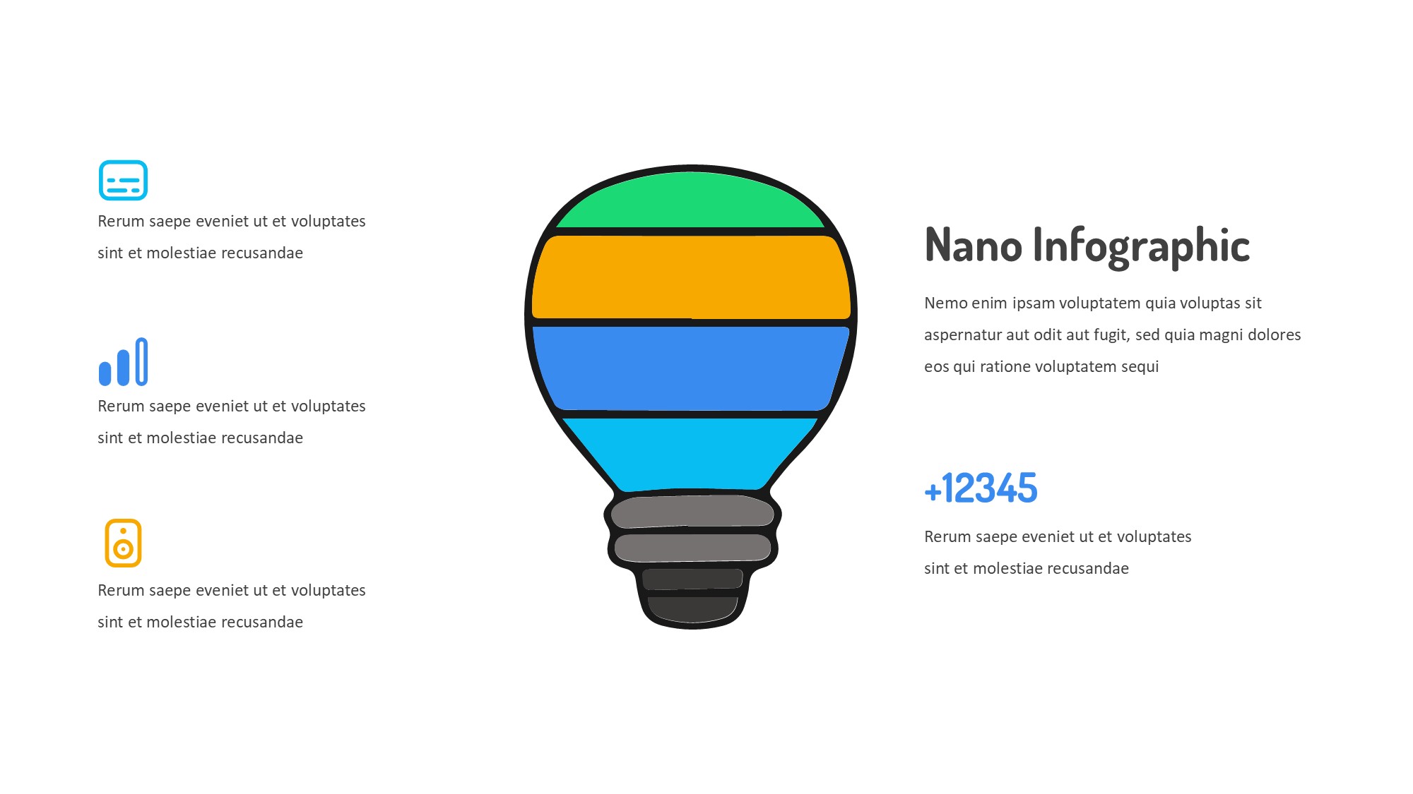 线条图形信息图示PPT模板