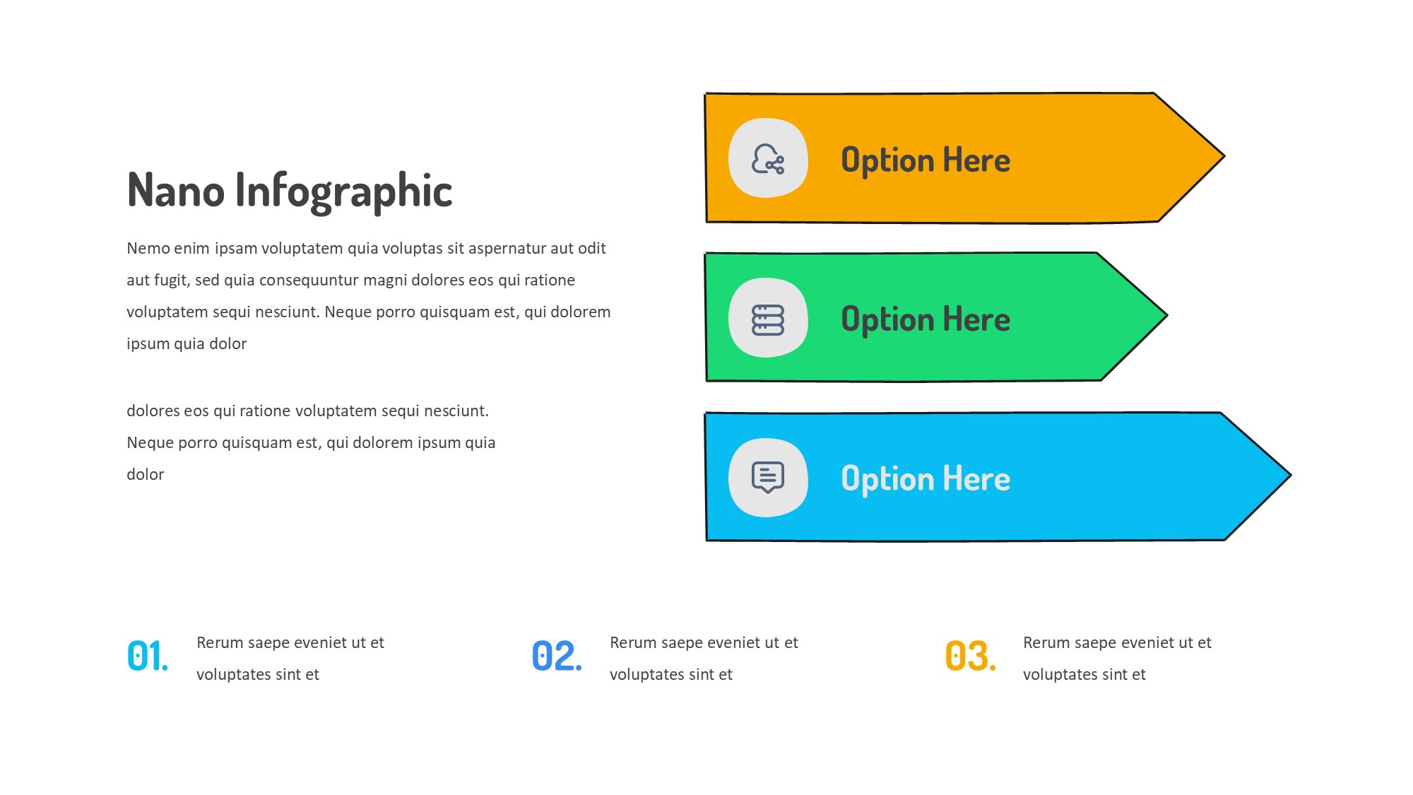 线条图形信息图示PPT模板