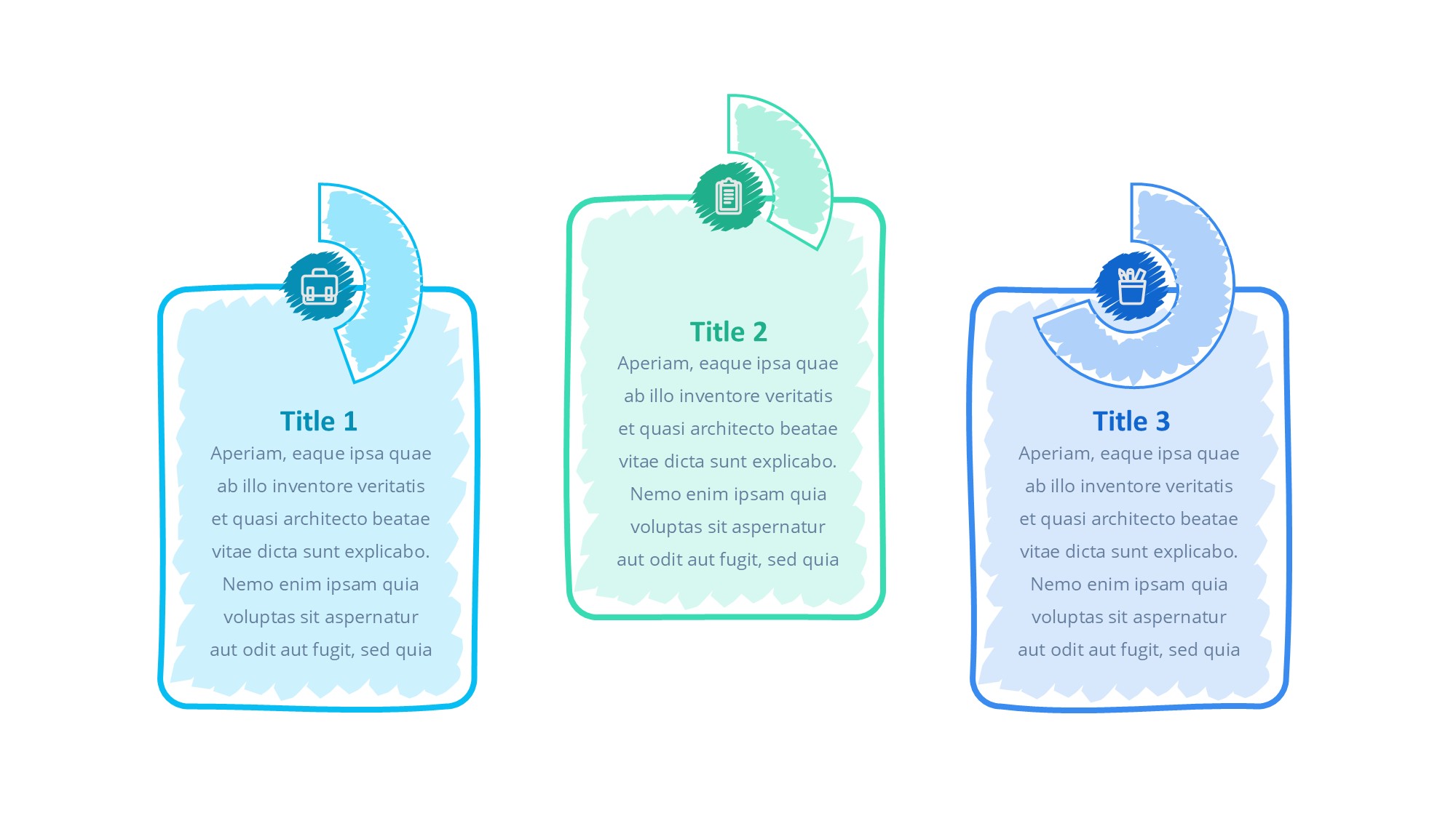 线条图形信息图示PPT模板