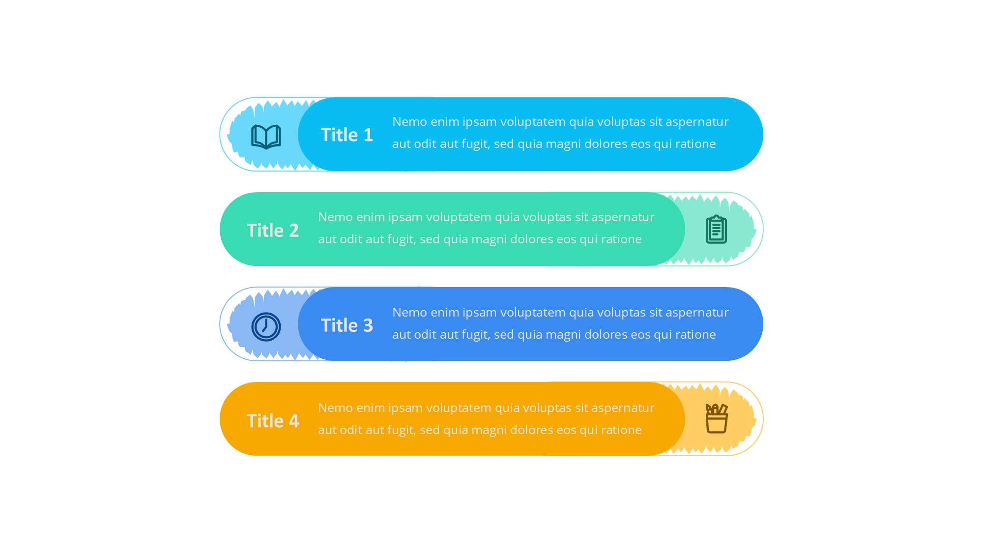 线条图形信息图示PPT模板