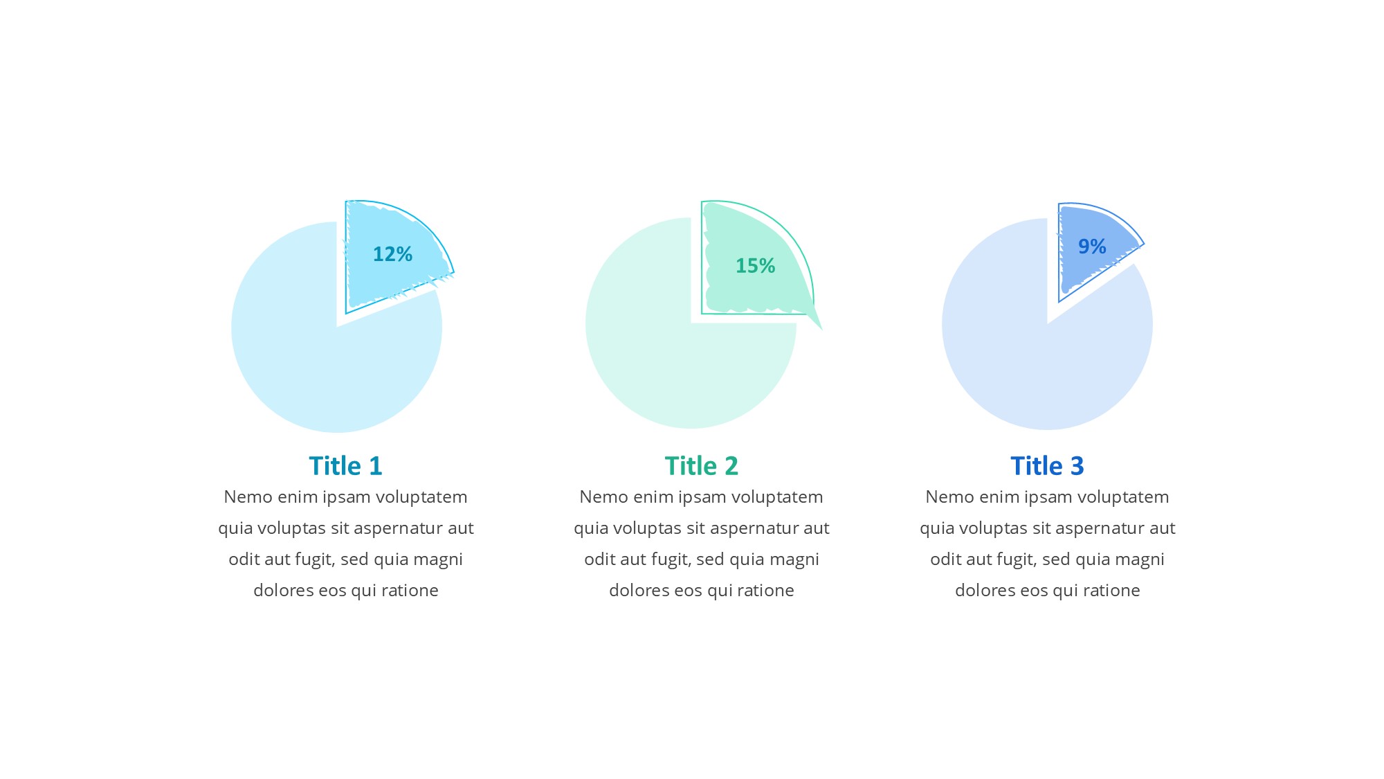 线条图形信息图示PPT模板
