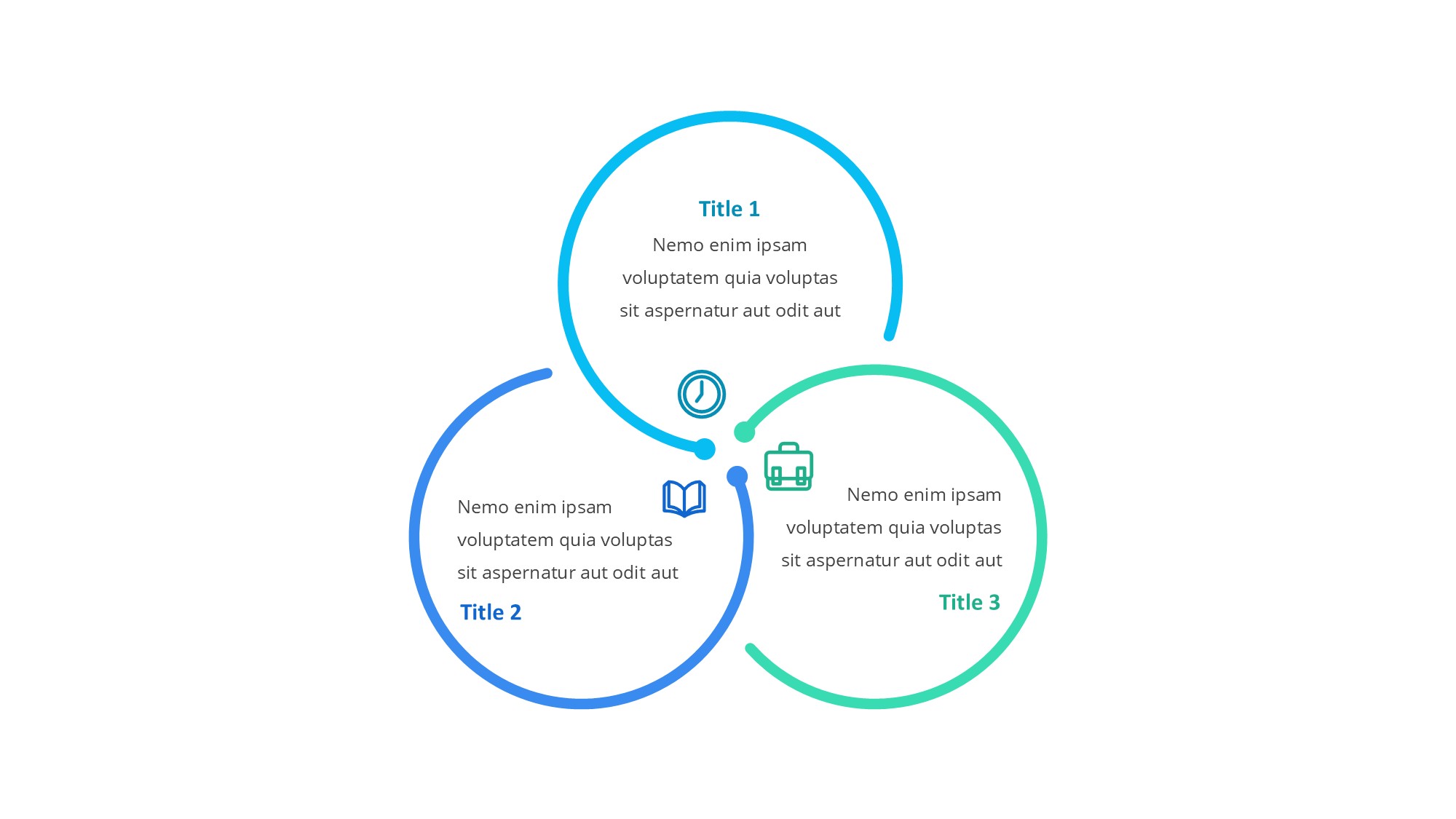 线条图形信息图示PPT模板