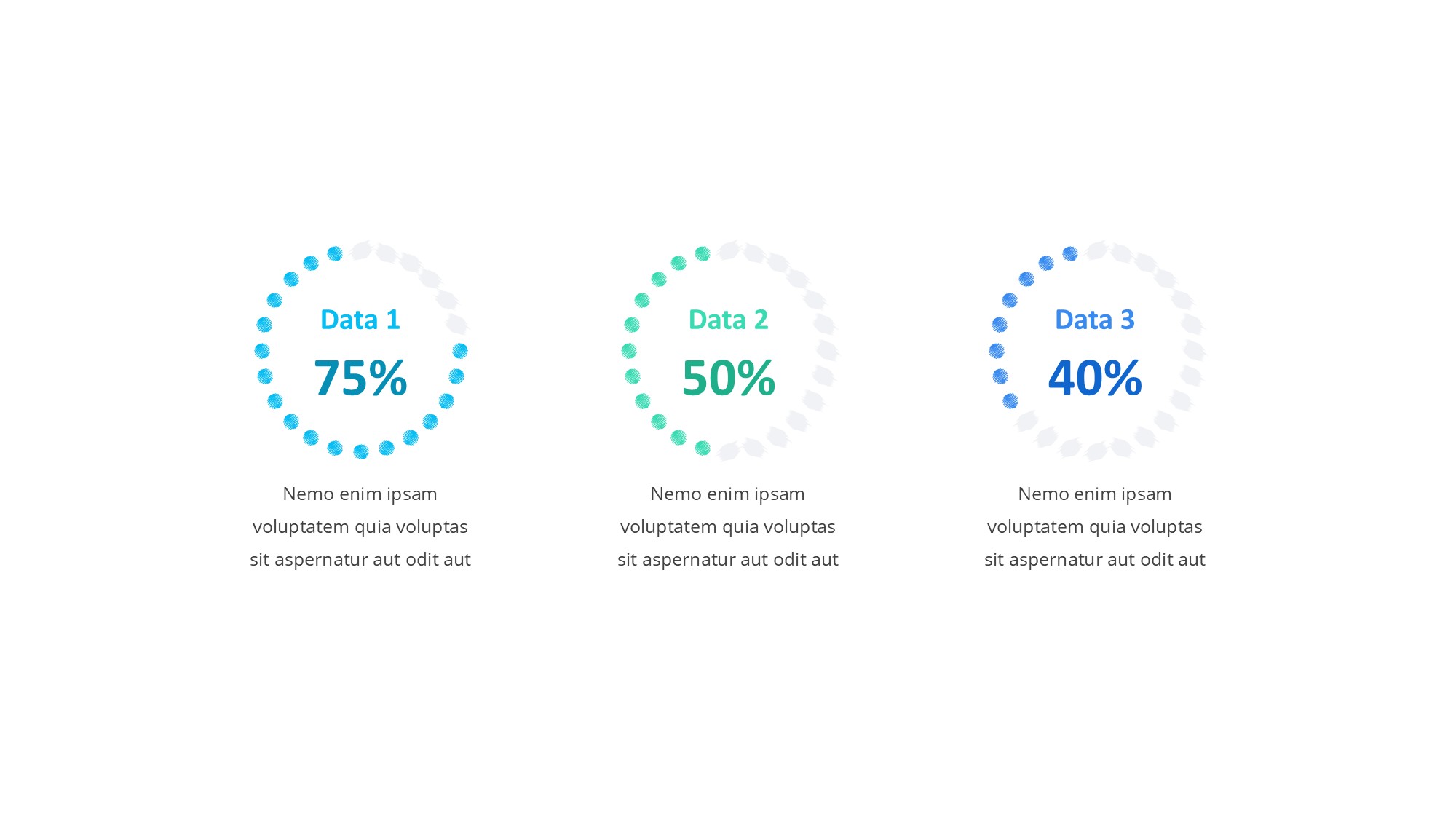 线条图形信息图示PPT模板