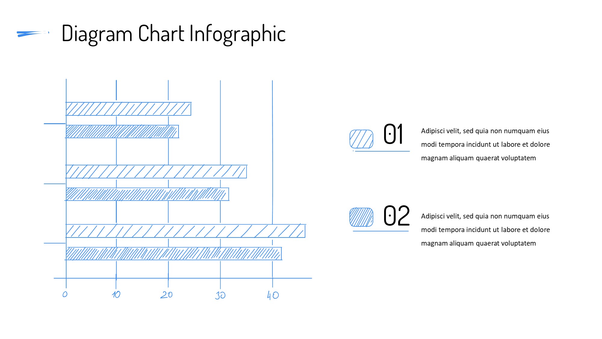 线条图形信息图示PPT模板
