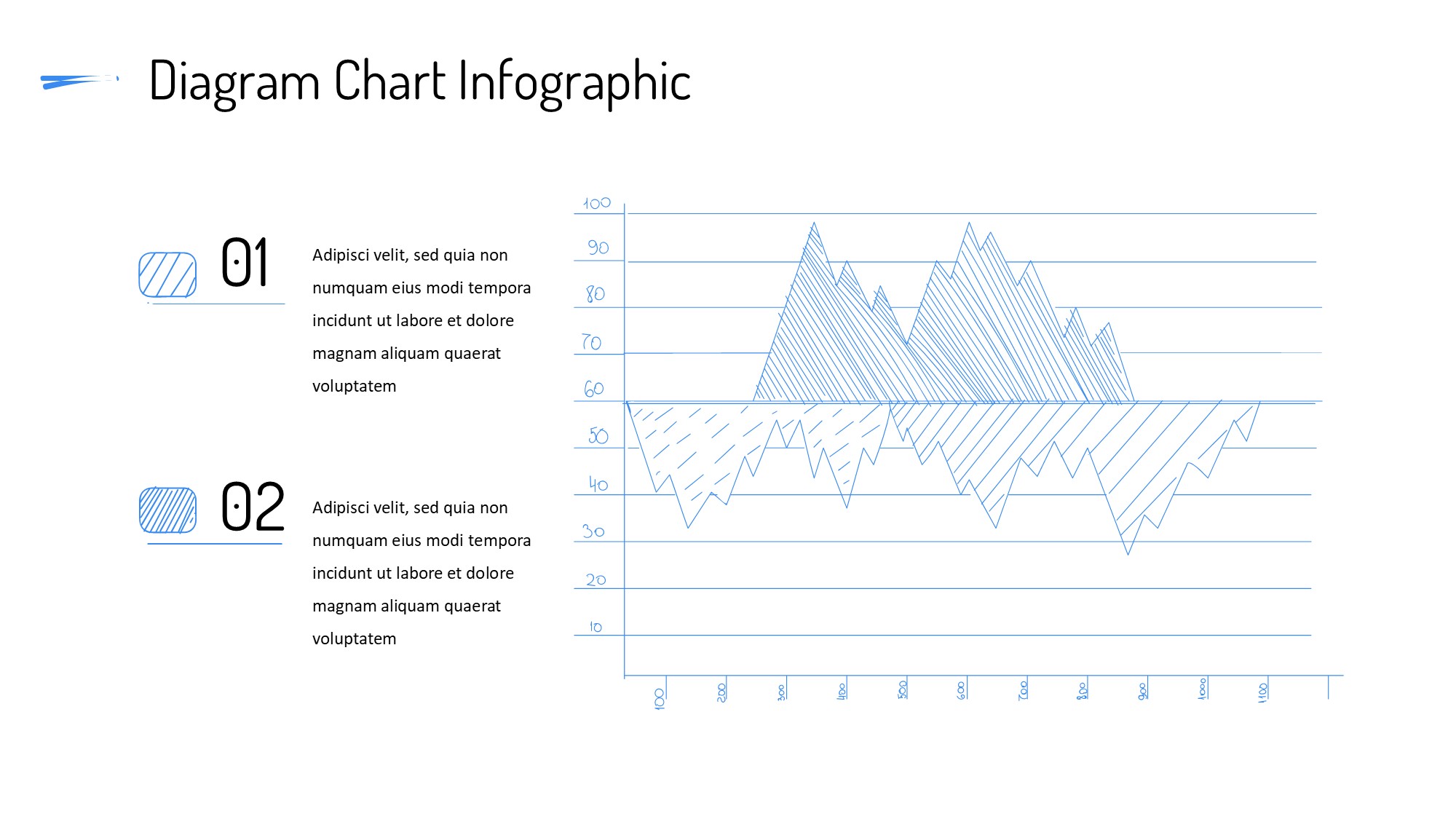 线条图形信息图示PPT模板