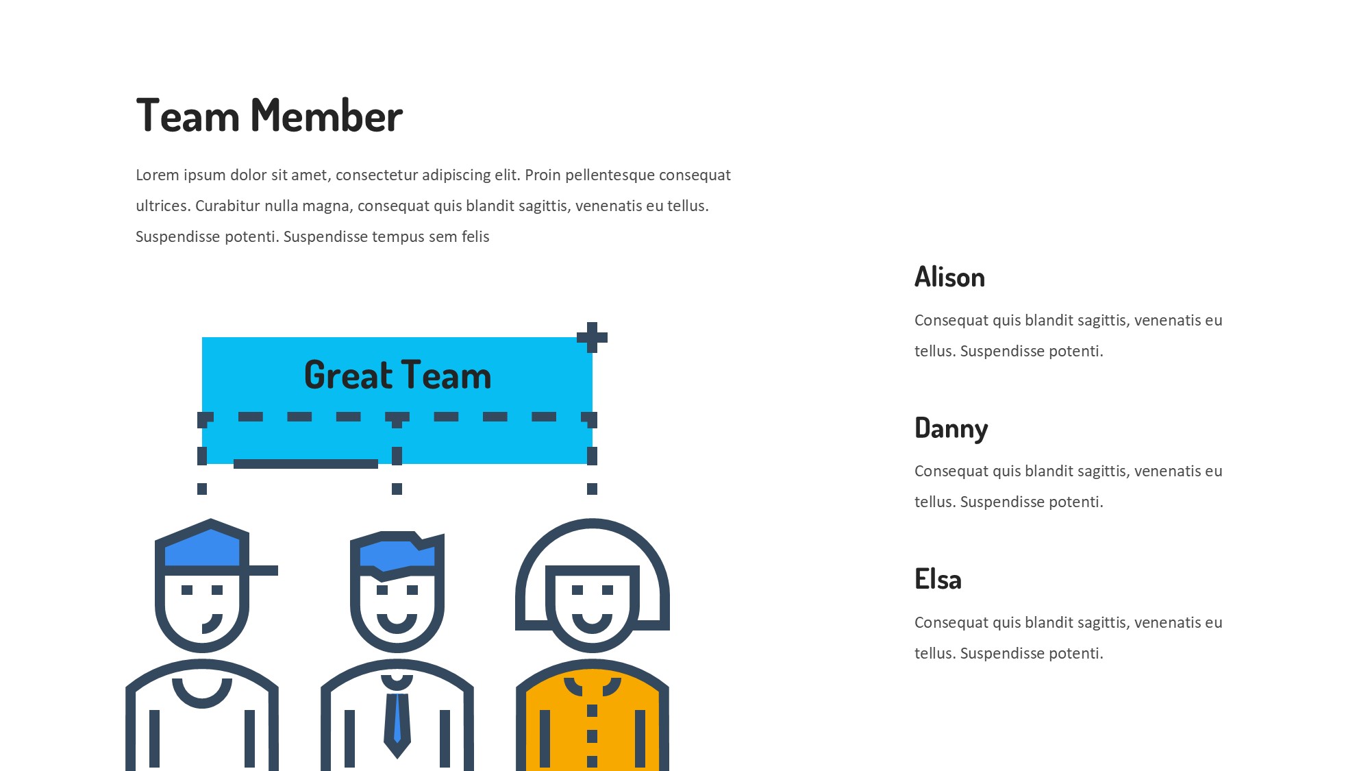 线条图形信息图示PPT模板