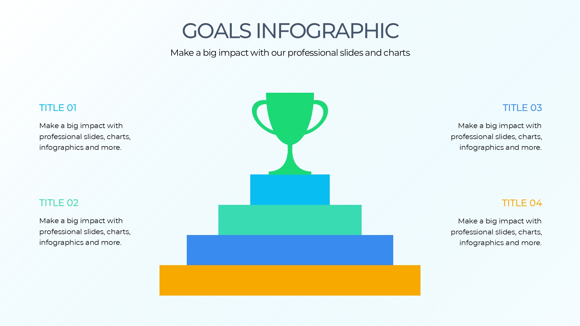 目标图形信息图示PPT模板