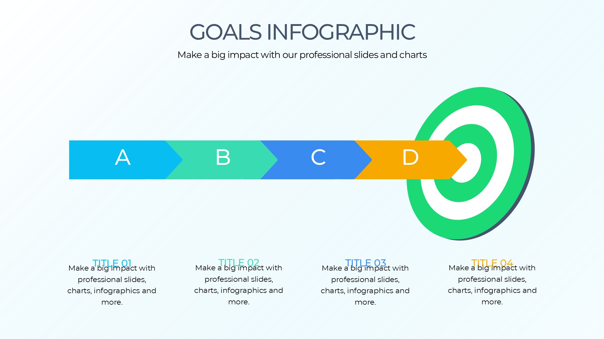 目标图形信息图示PPT模板