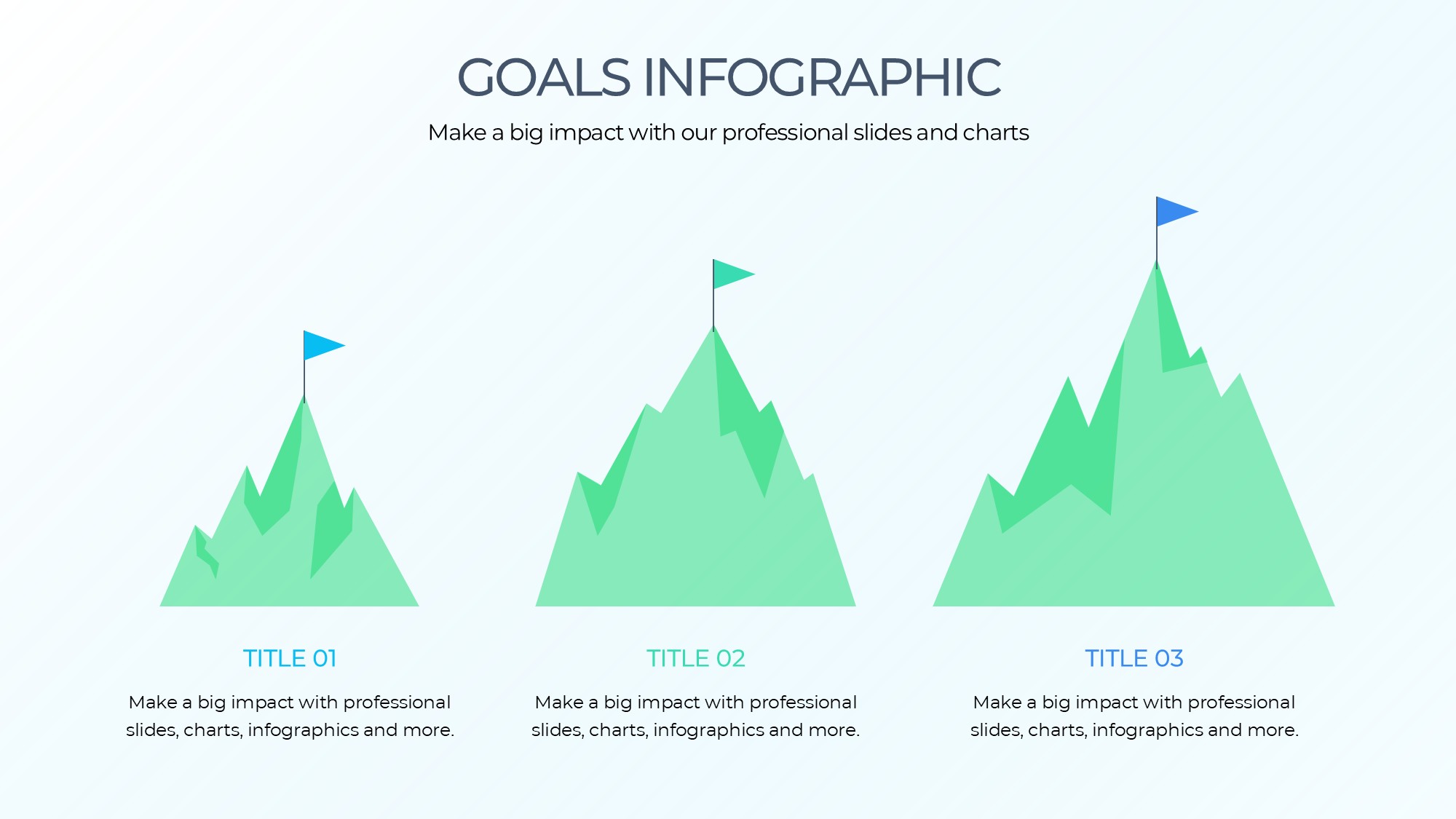 目标图形信息图示PPT模板