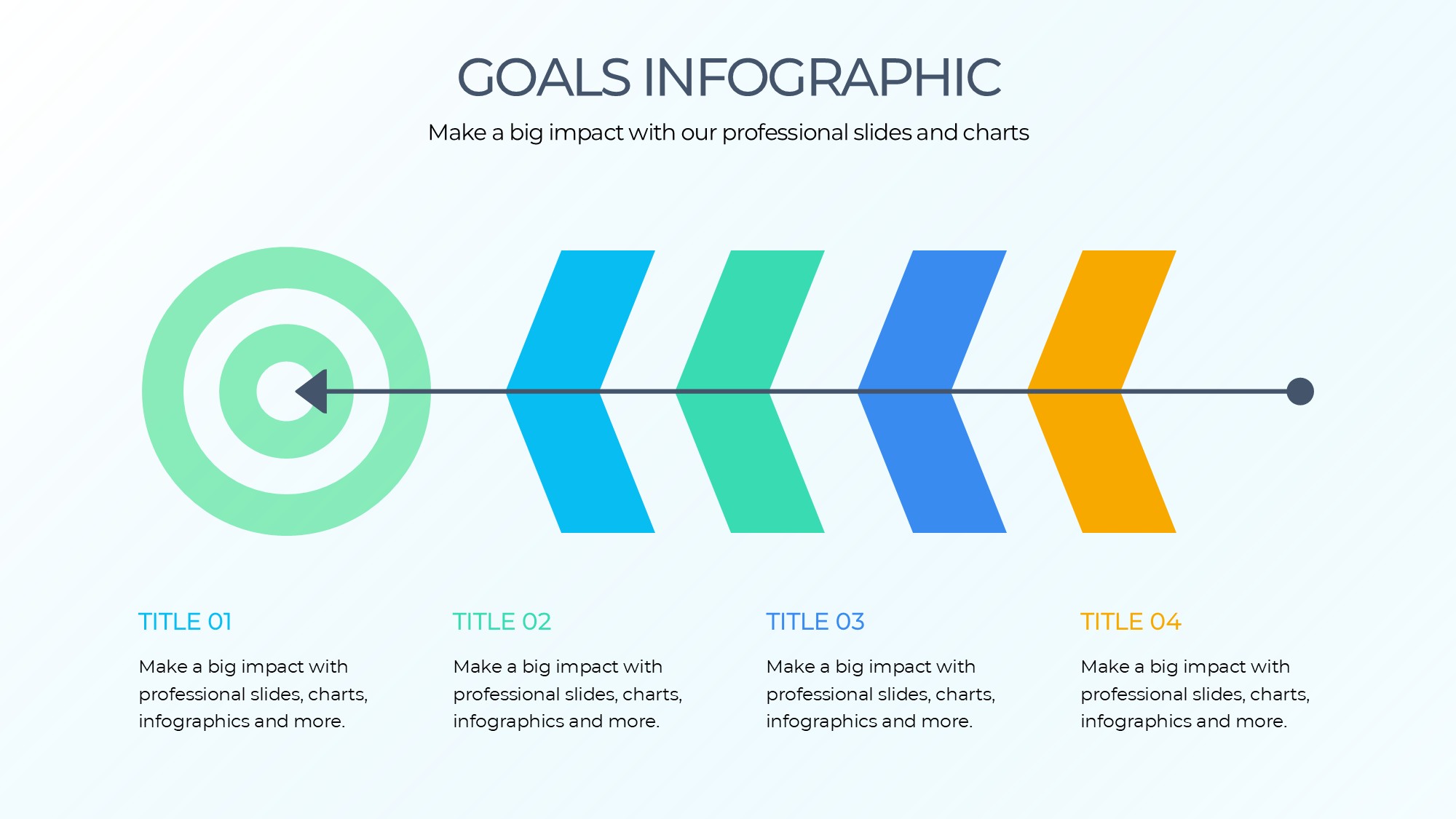 目标图形信息图示PPT模板
