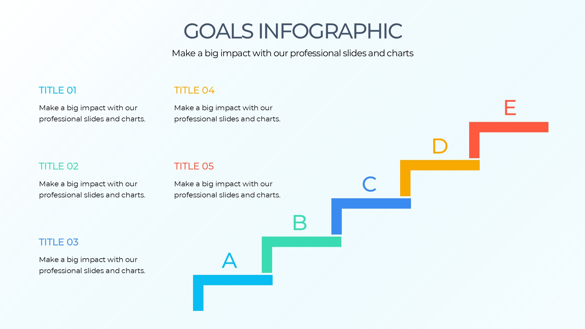 目标图形信息图示PPT模板