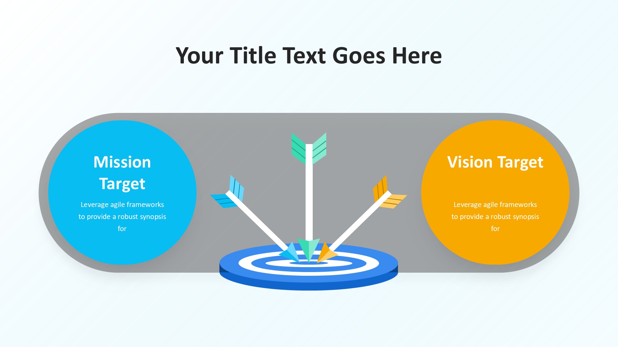 目标图形信息图示PPT模板
