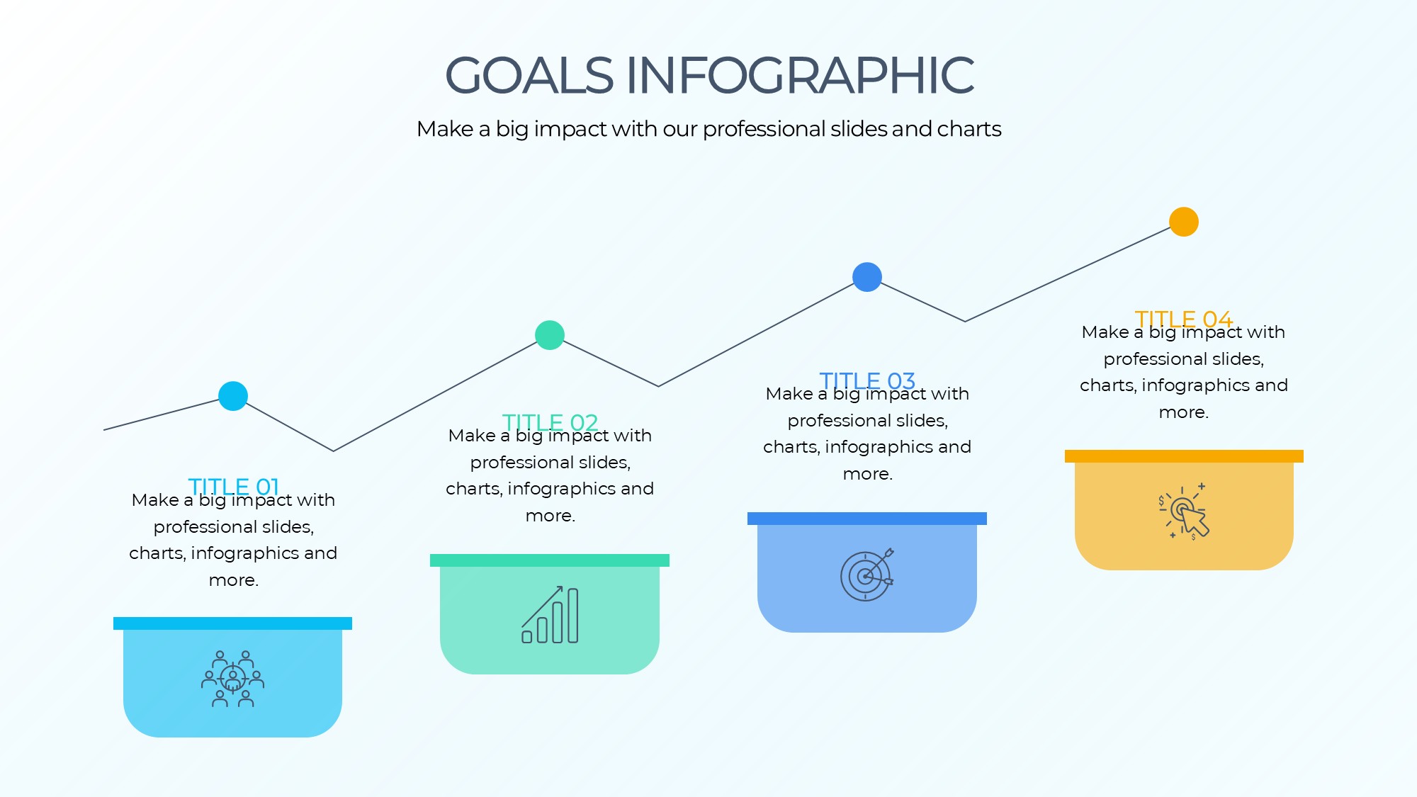 目标图形信息图示PPT模板