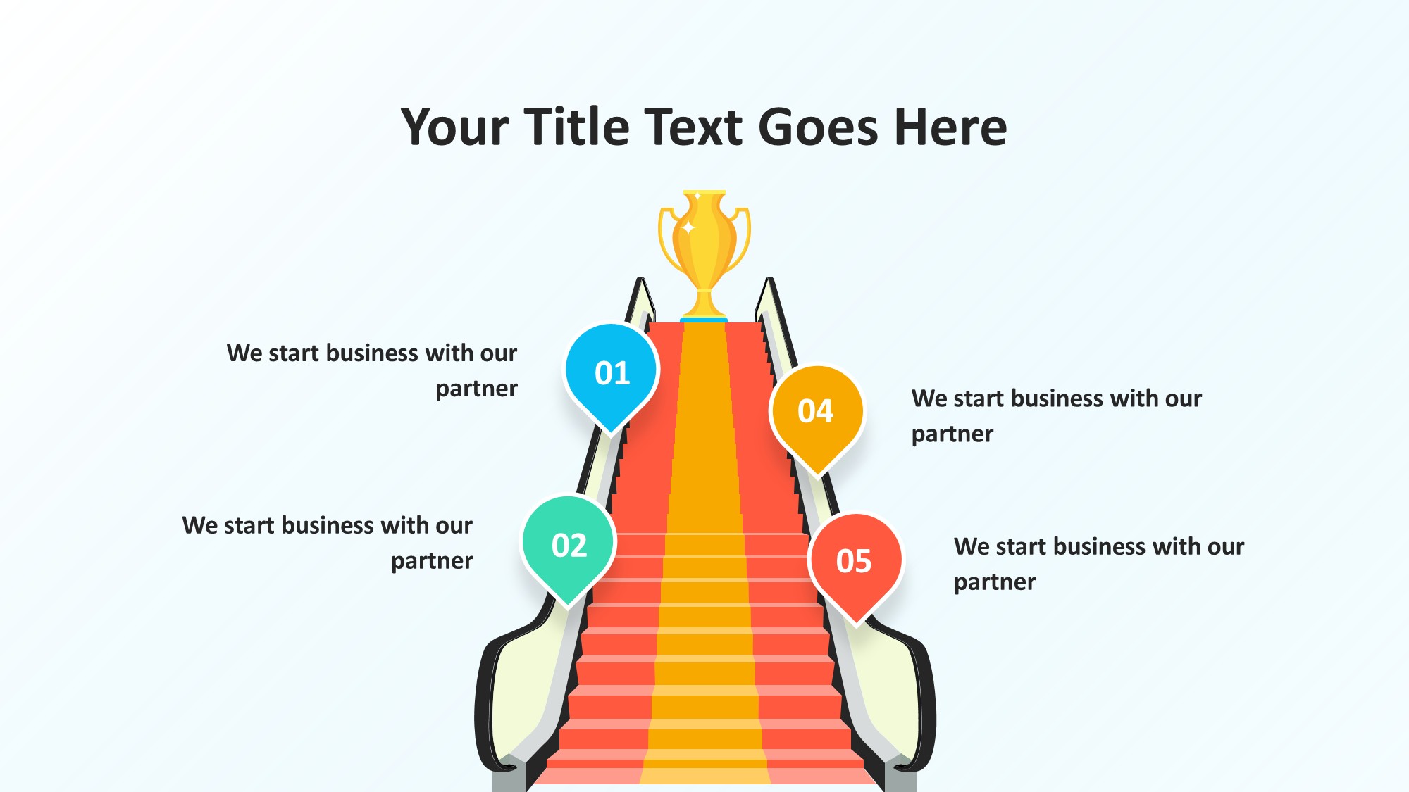 目标图形信息图示PPT模板