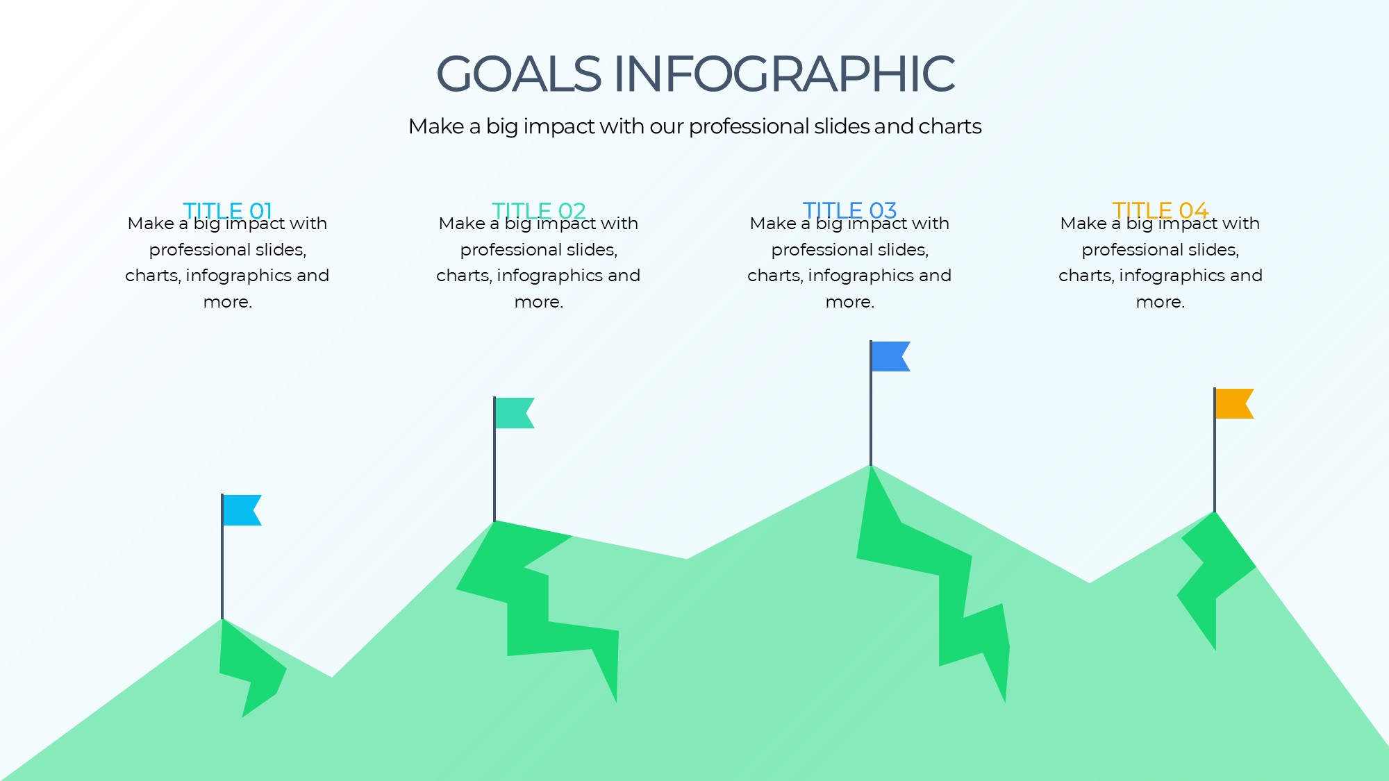 目标图形信息图示PPT模板
