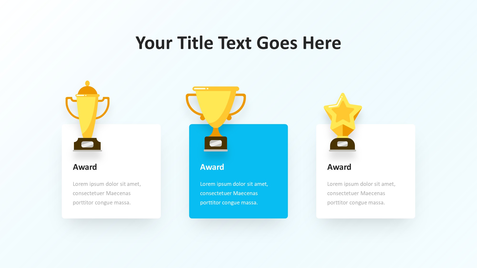 目标图形信息图示PPT模板