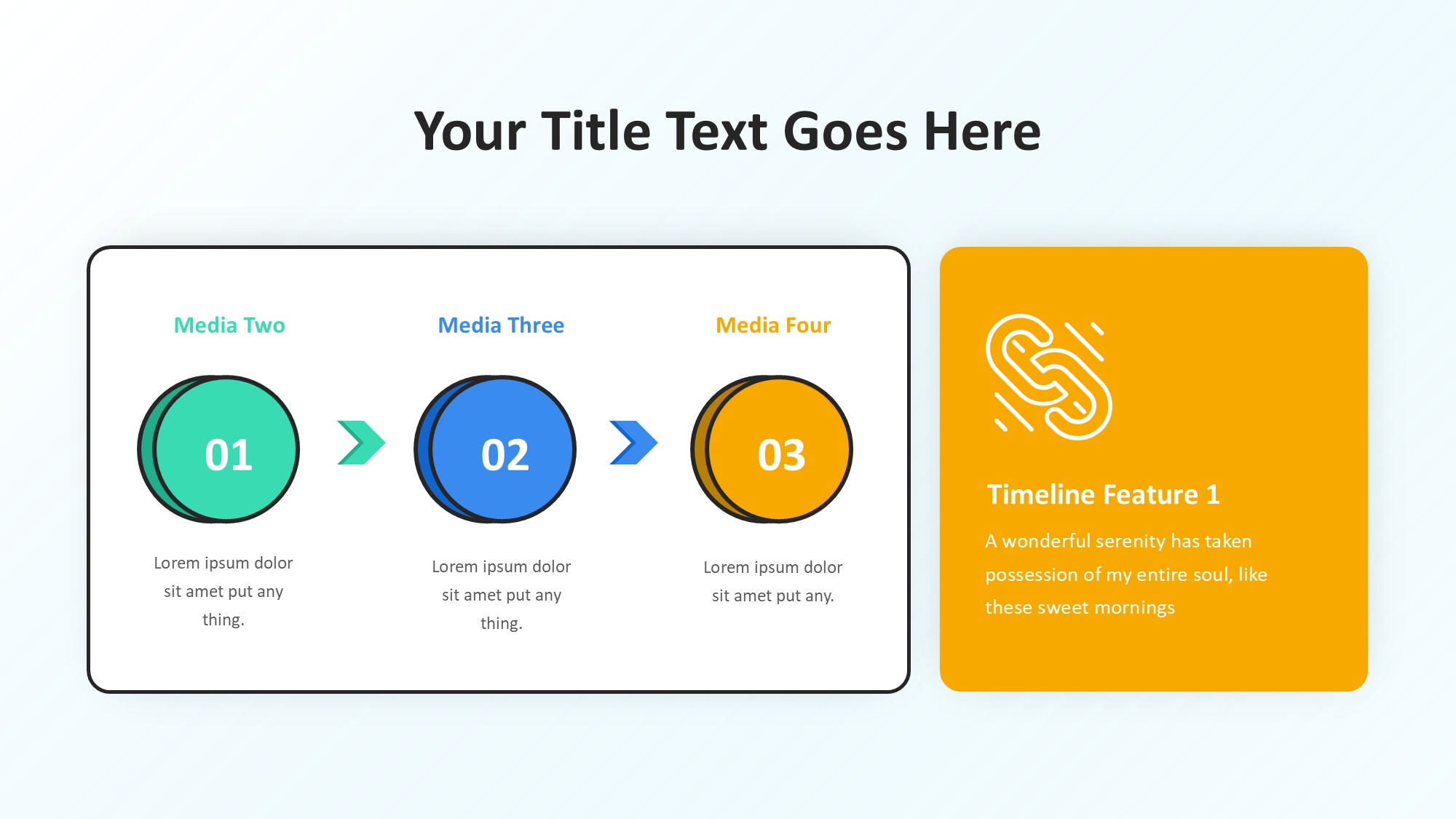 目标图形信息图示PPT模板