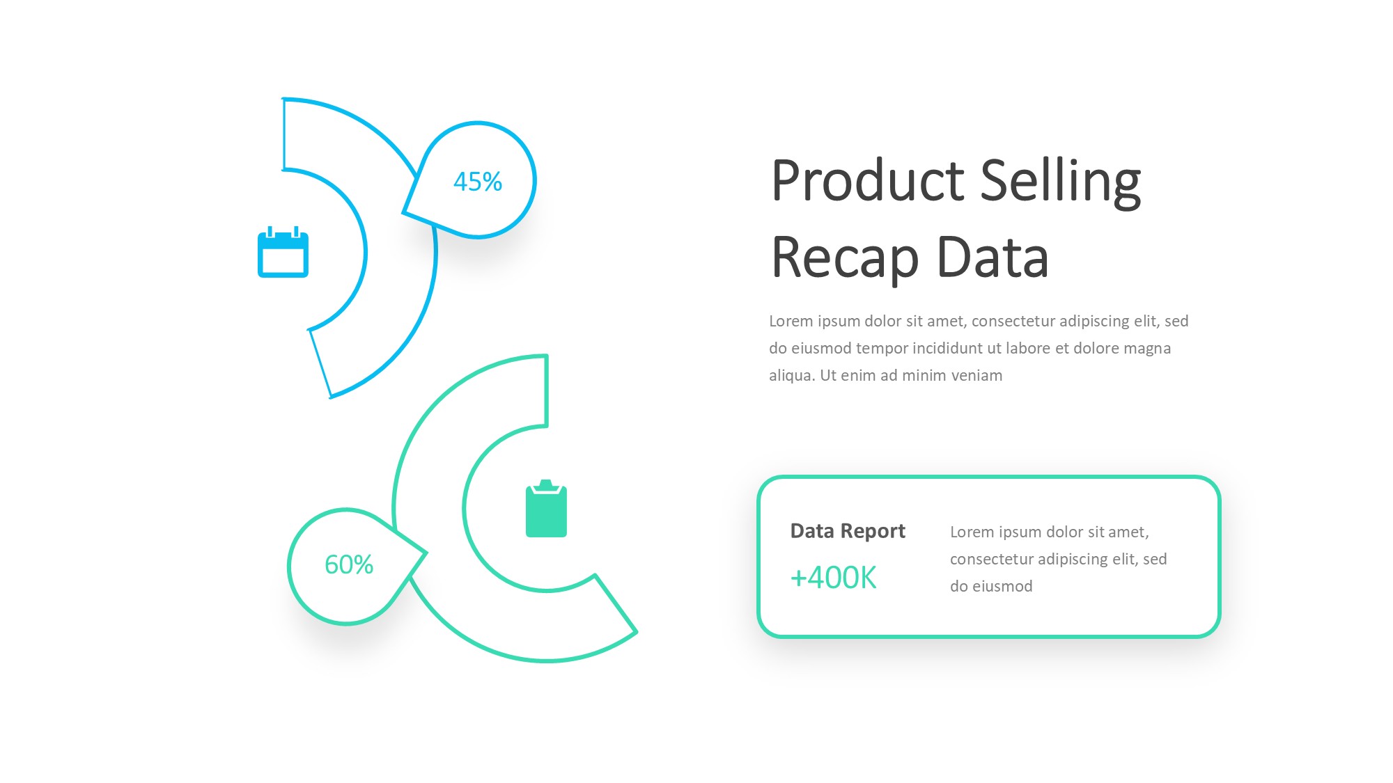圆形循环图形信息图示PPT模板