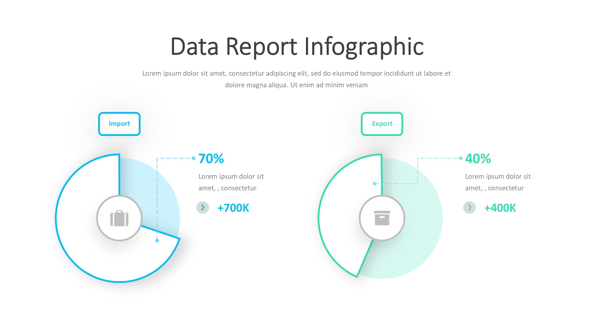 圆形循环图形信息图示PPT模板