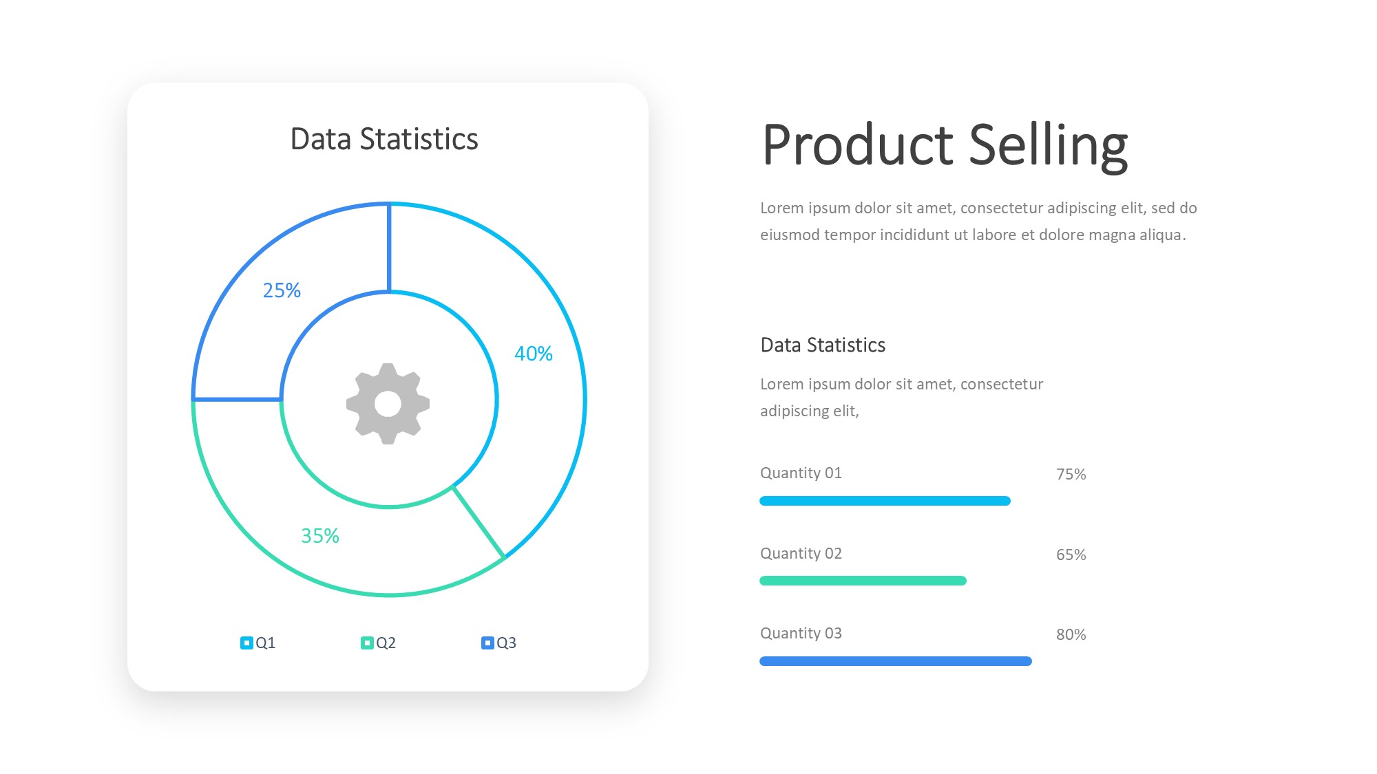 圆形循环图形信息图示PPT模板