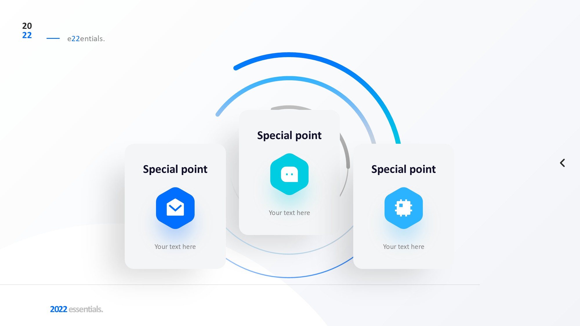 圆形循环图形信息图示PPT模板