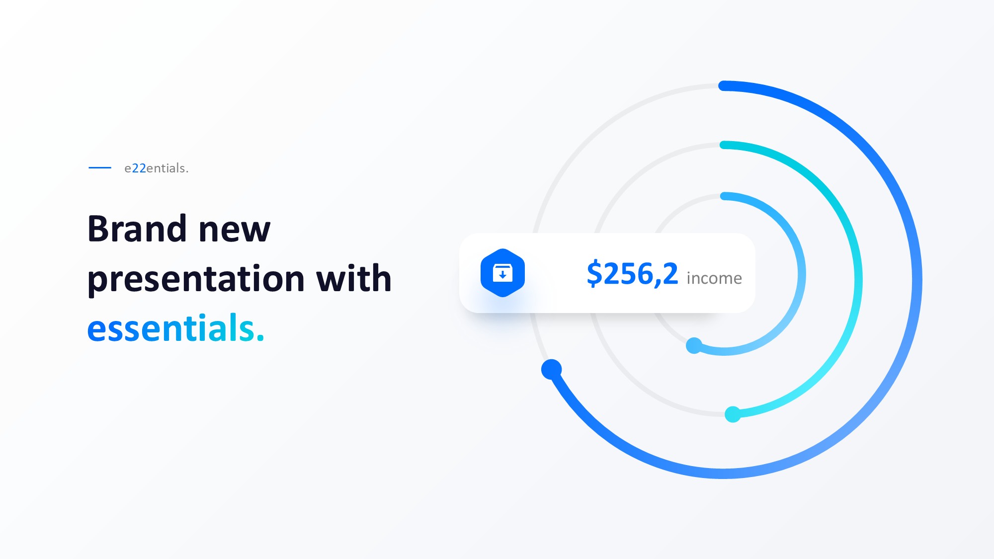 圆形循环图形信息图示PPT模板