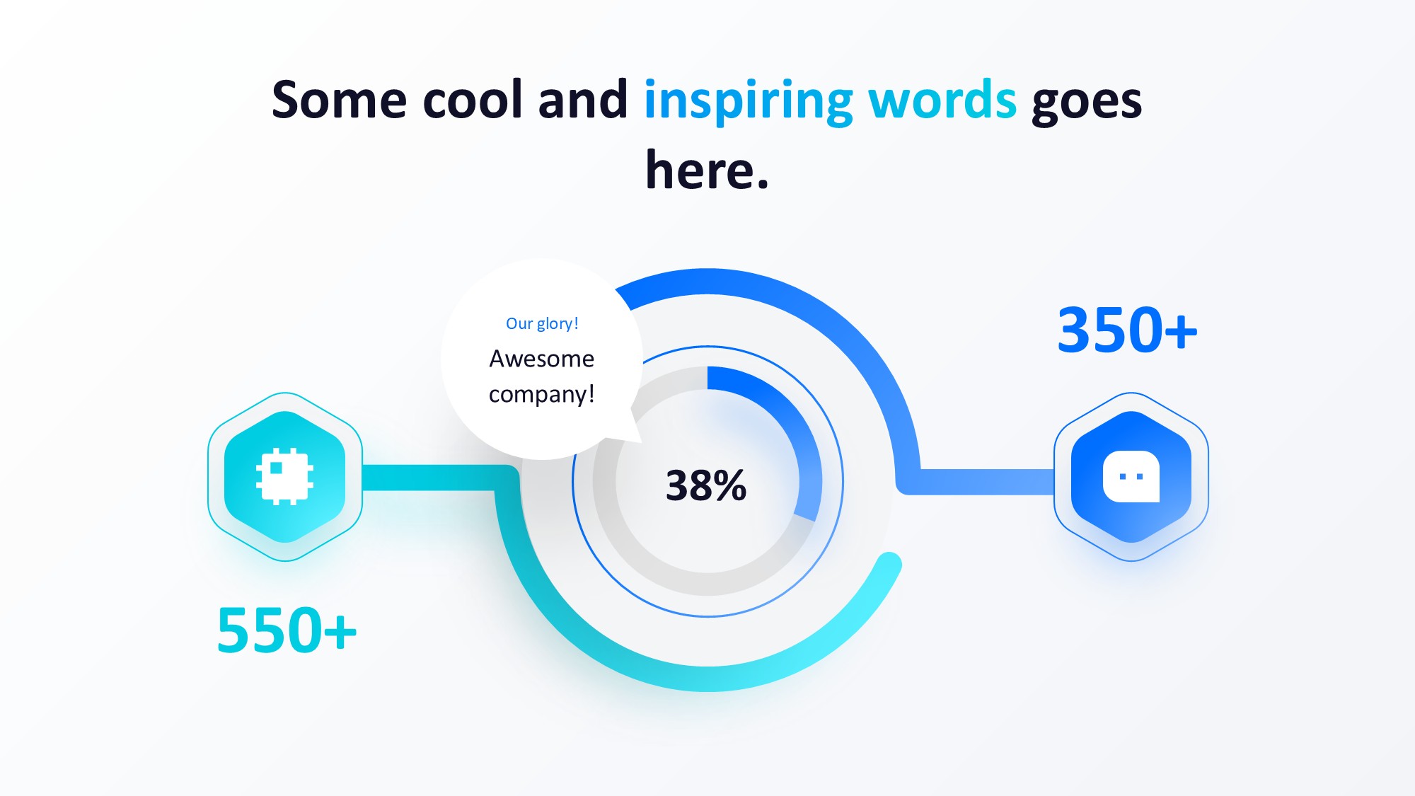 圆形循环图形信息图示PPT模板